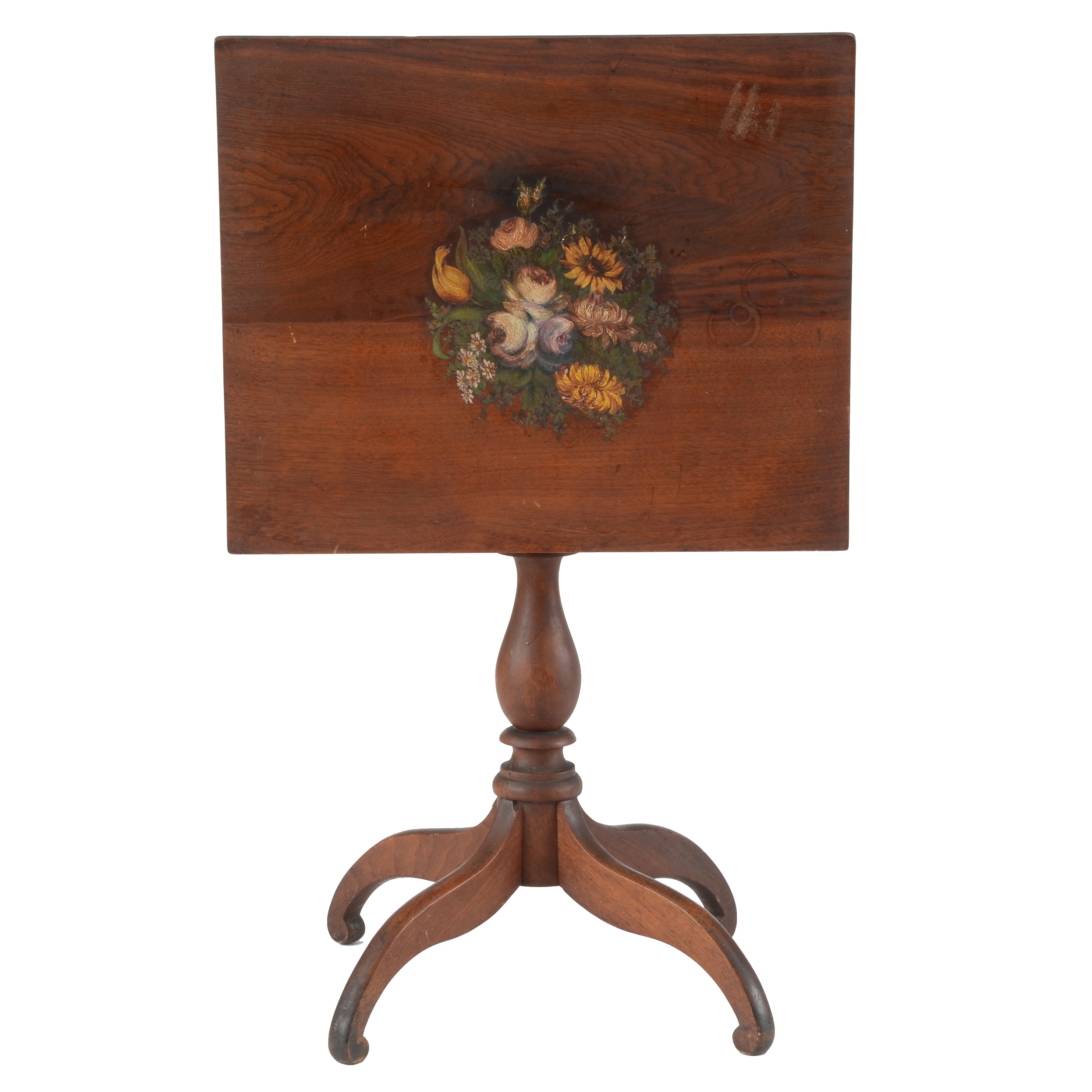 Antique Walnut Tilt-Top Table