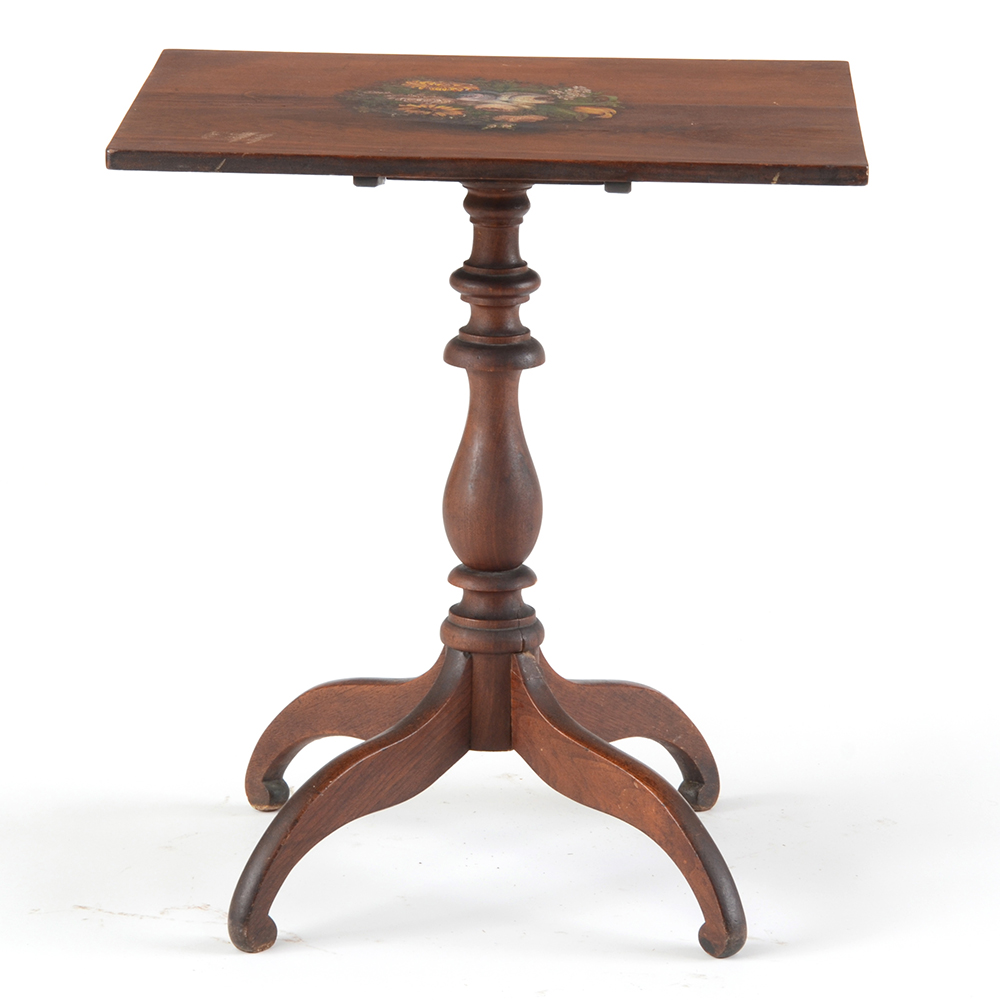 Antique Walnut Tilt-Top Table