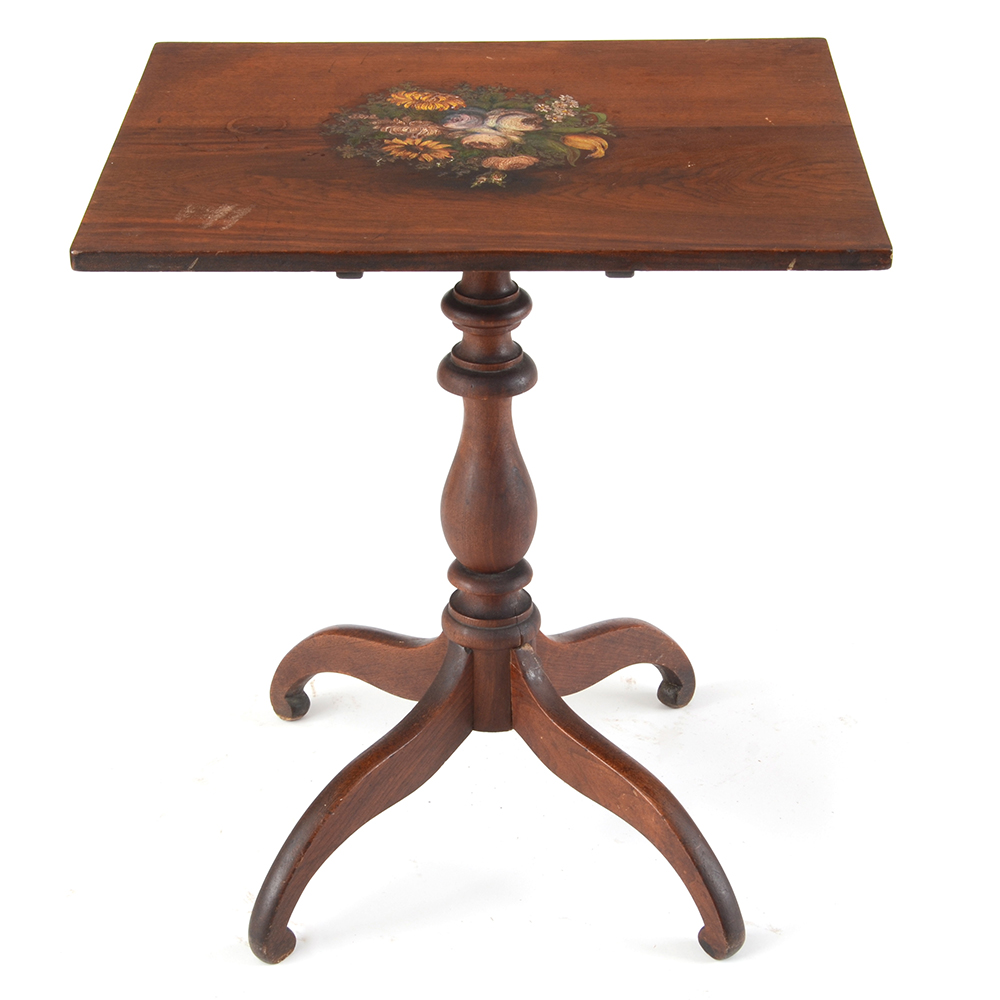 Antique Walnut Tilt-Top Table