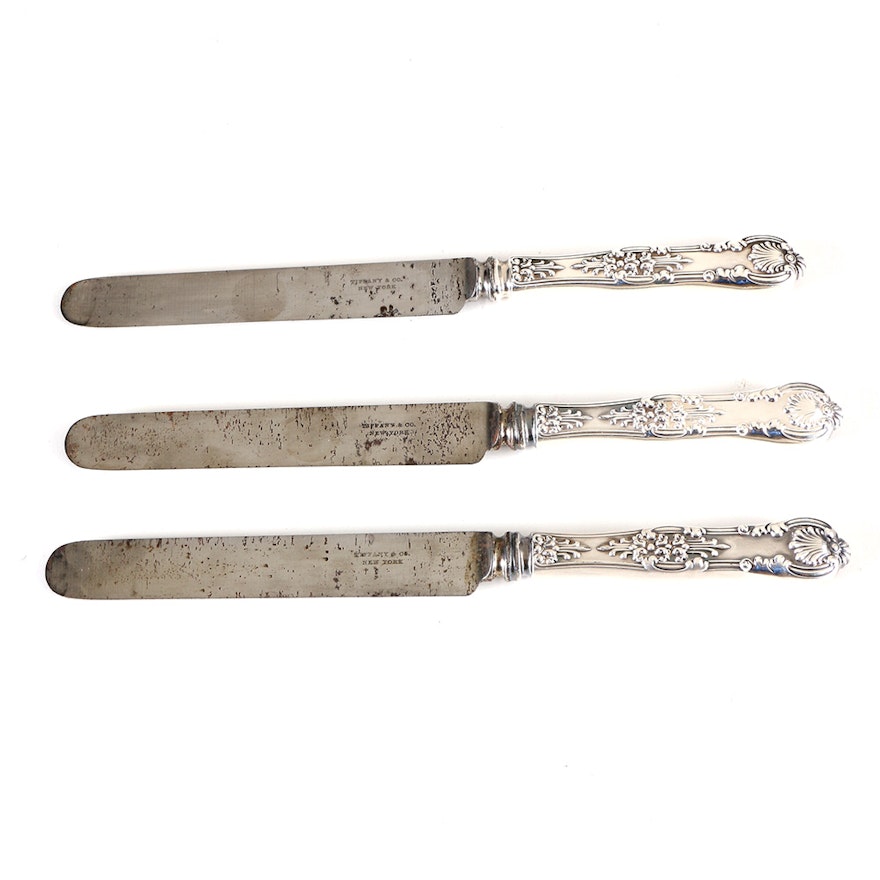 Sterling Silver Dinner Knives From Tiffany & Co.
