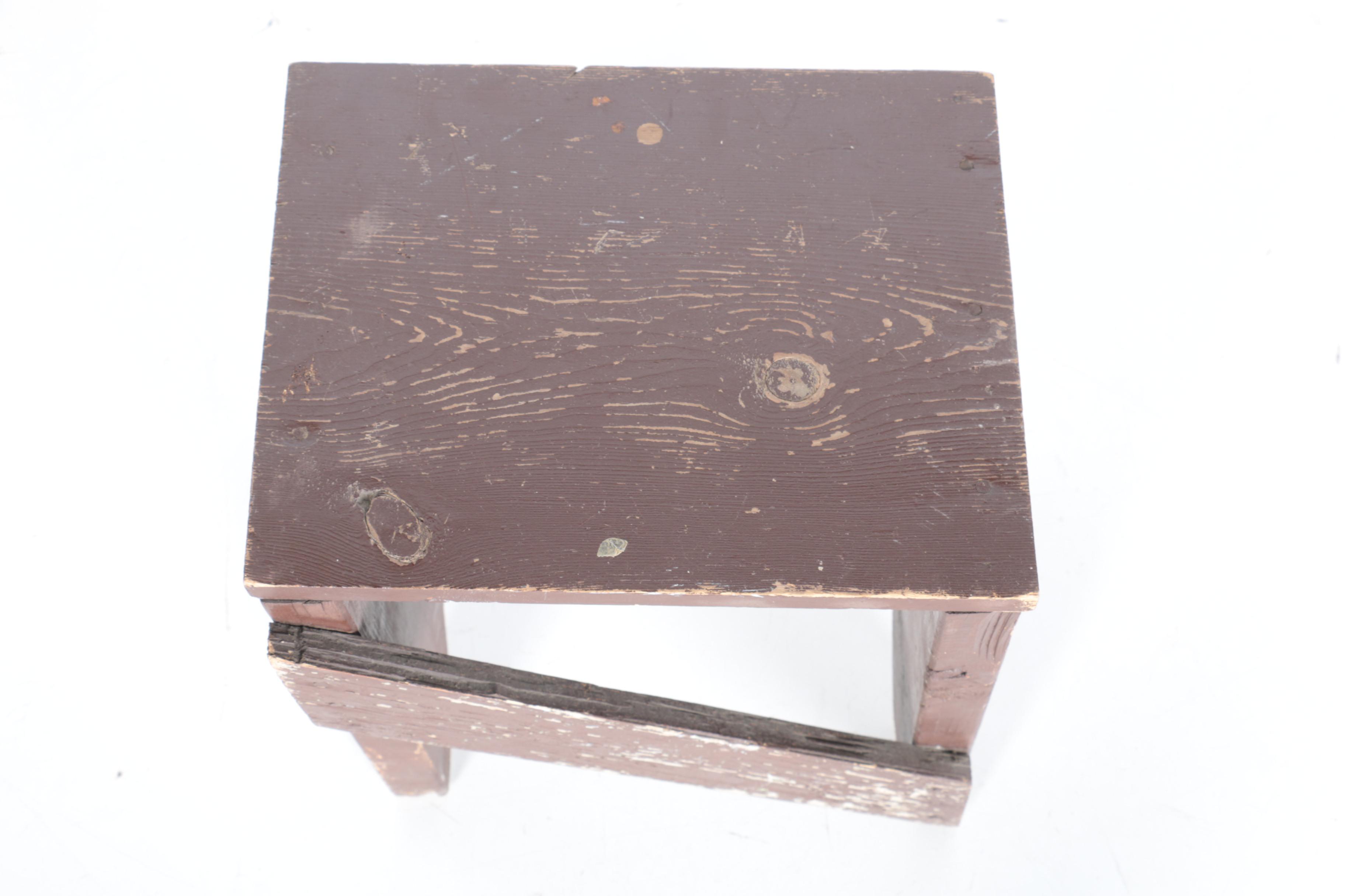 Vintage Wooden Stool