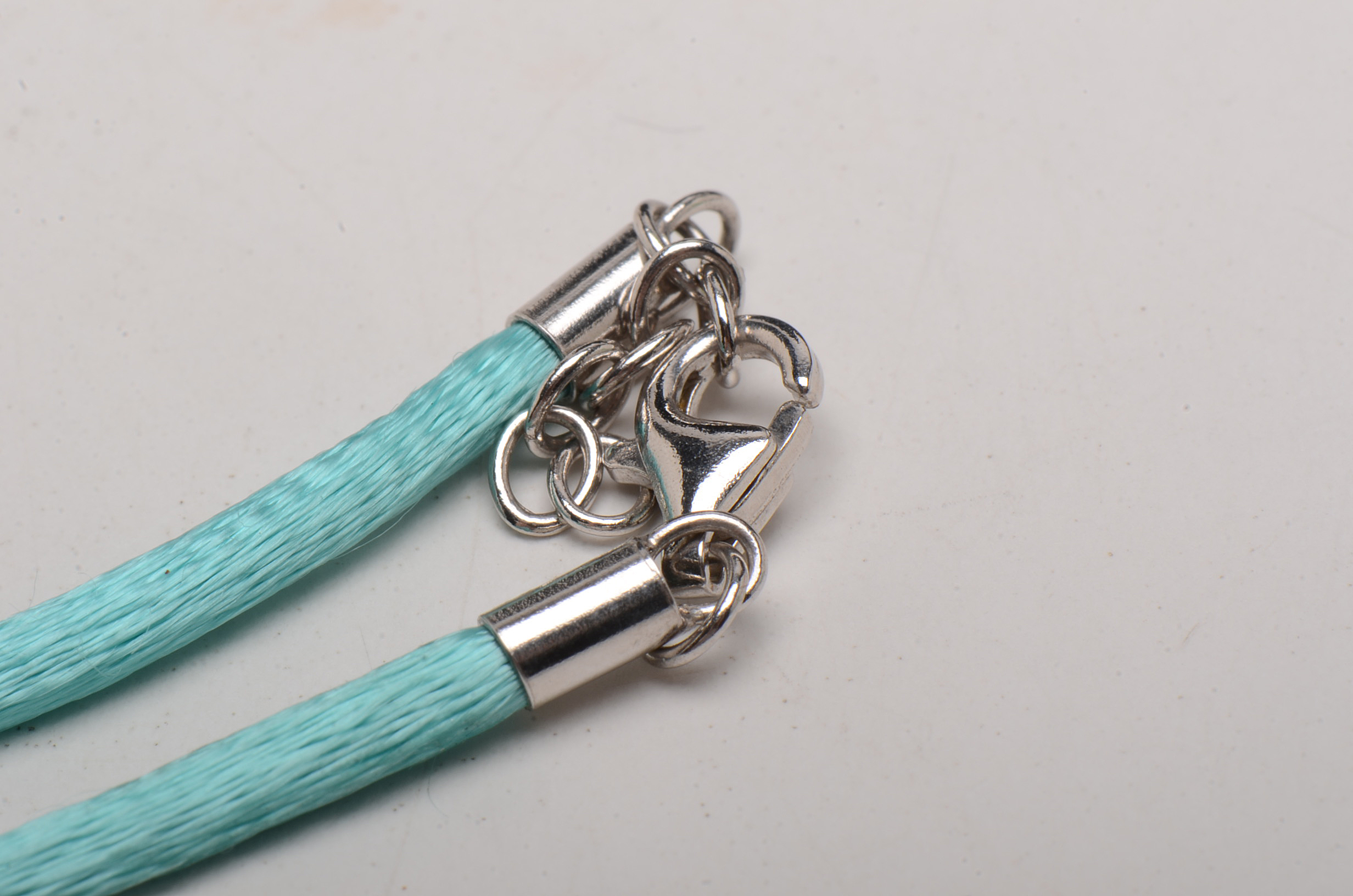 Belle Étoile Sterling Silver Cubic Zirconia Turquoise Enamel "Galaxy" Ring and Necklace