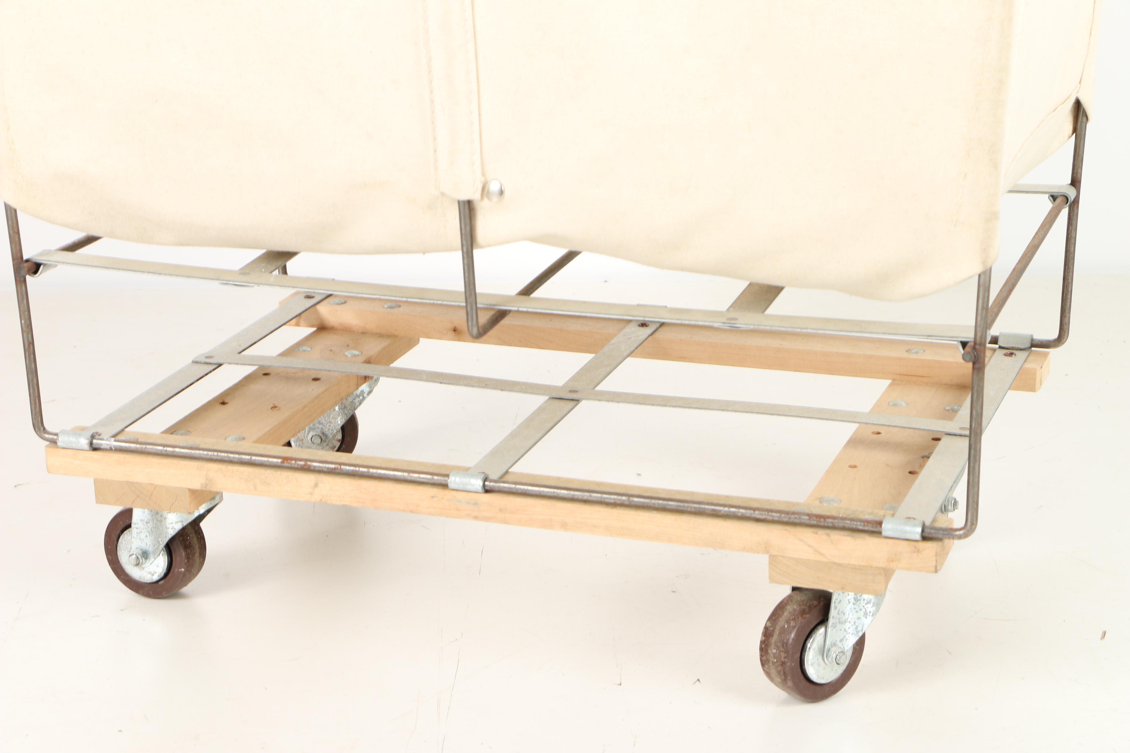 Reproduction 1918 Dandux Mobile Laundry Cart