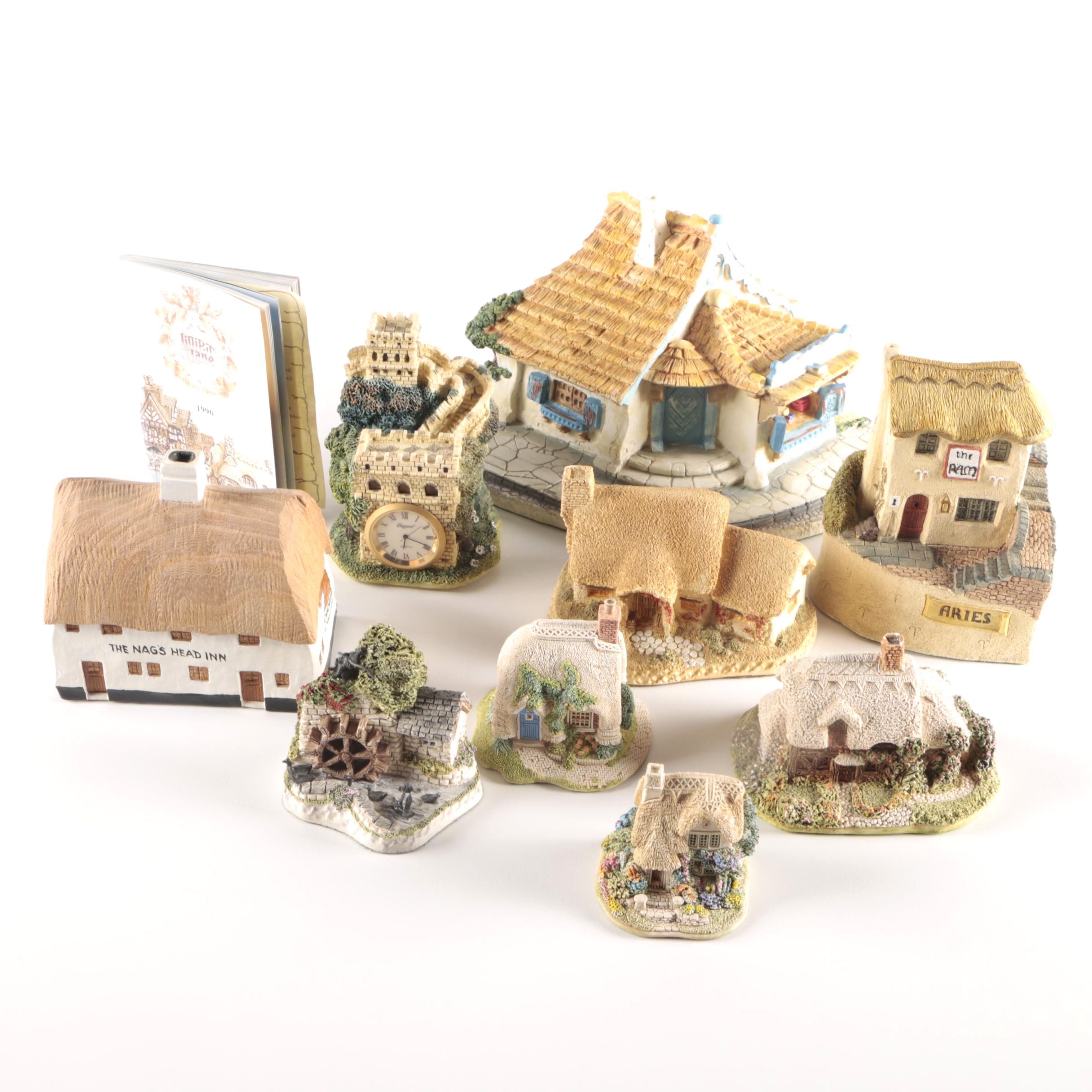 Vintage Miniature Cottages Including Lilliput Lane, John Hine and Disney for Goebel