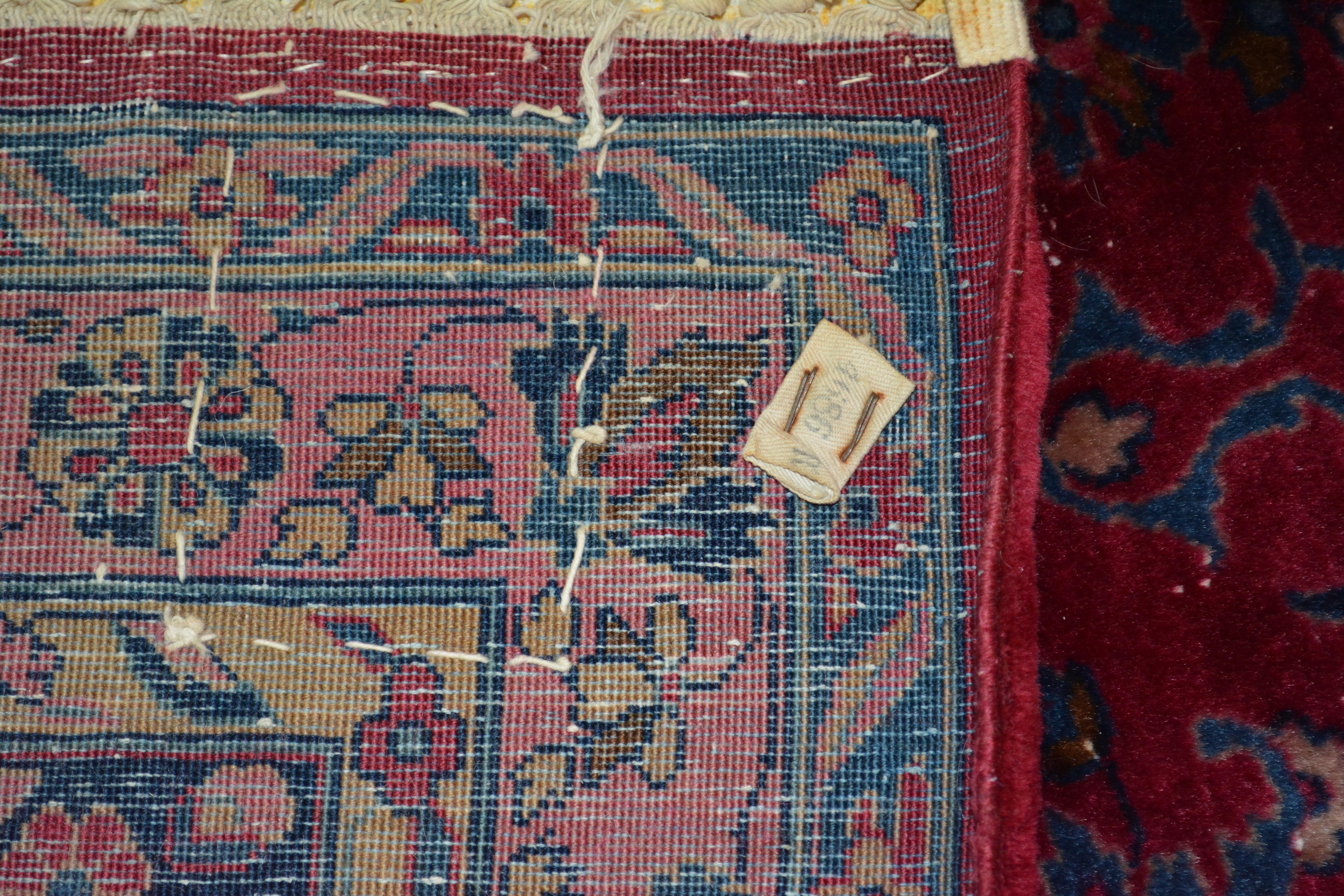 Semi-Antique Hand-Knotted Persian Area Rug