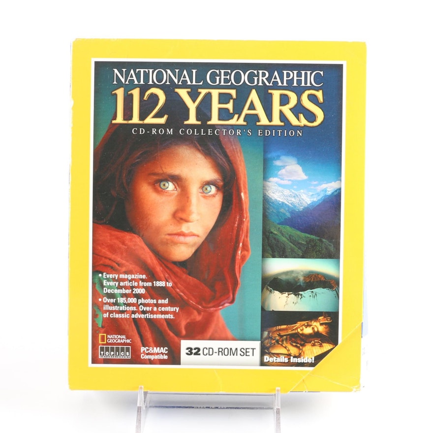 "National Geographic 112 Years" 32 CD-ROM Box Set
