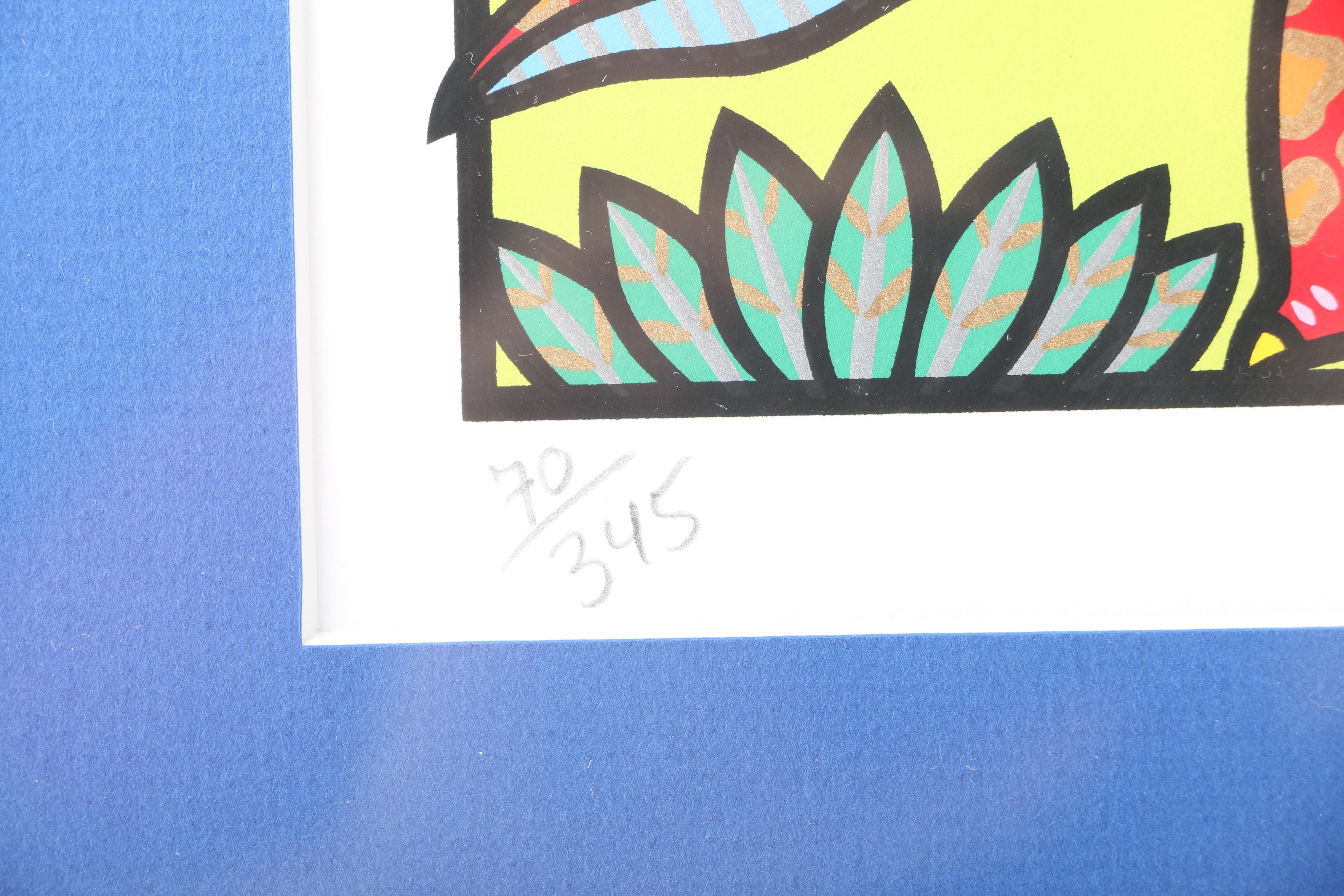 Holly Sue Buningh Limited Edition Serigraph "Dinosaurs"