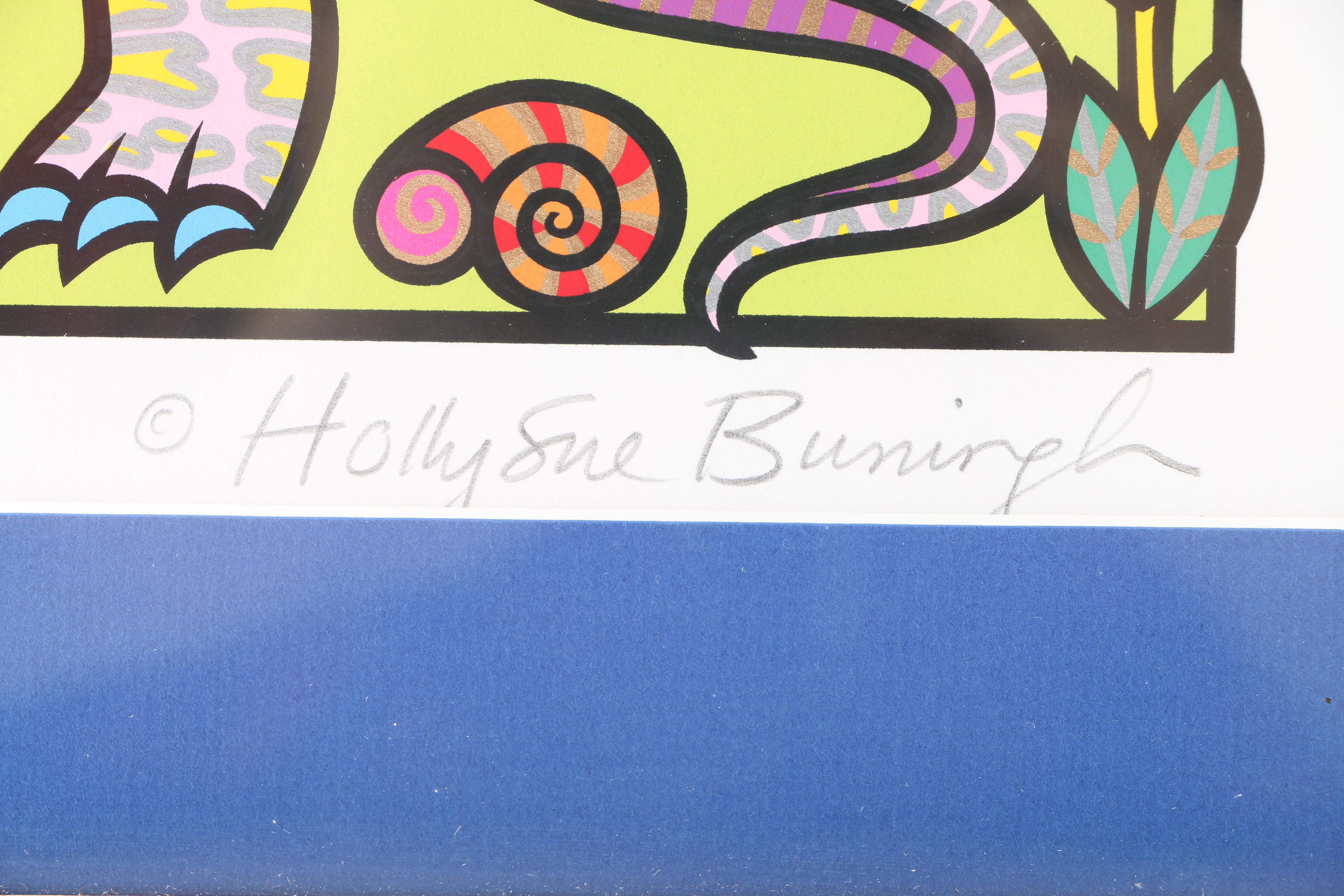 Holly Sue Buningh Limited Edition Serigraph "Dinosaurs"