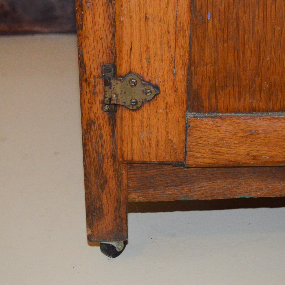 Vintage Oak Hoosier Cabinet by Boone