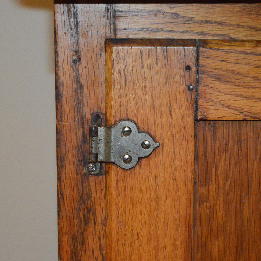 Vintage Oak Hoosier Cabinet by Boone