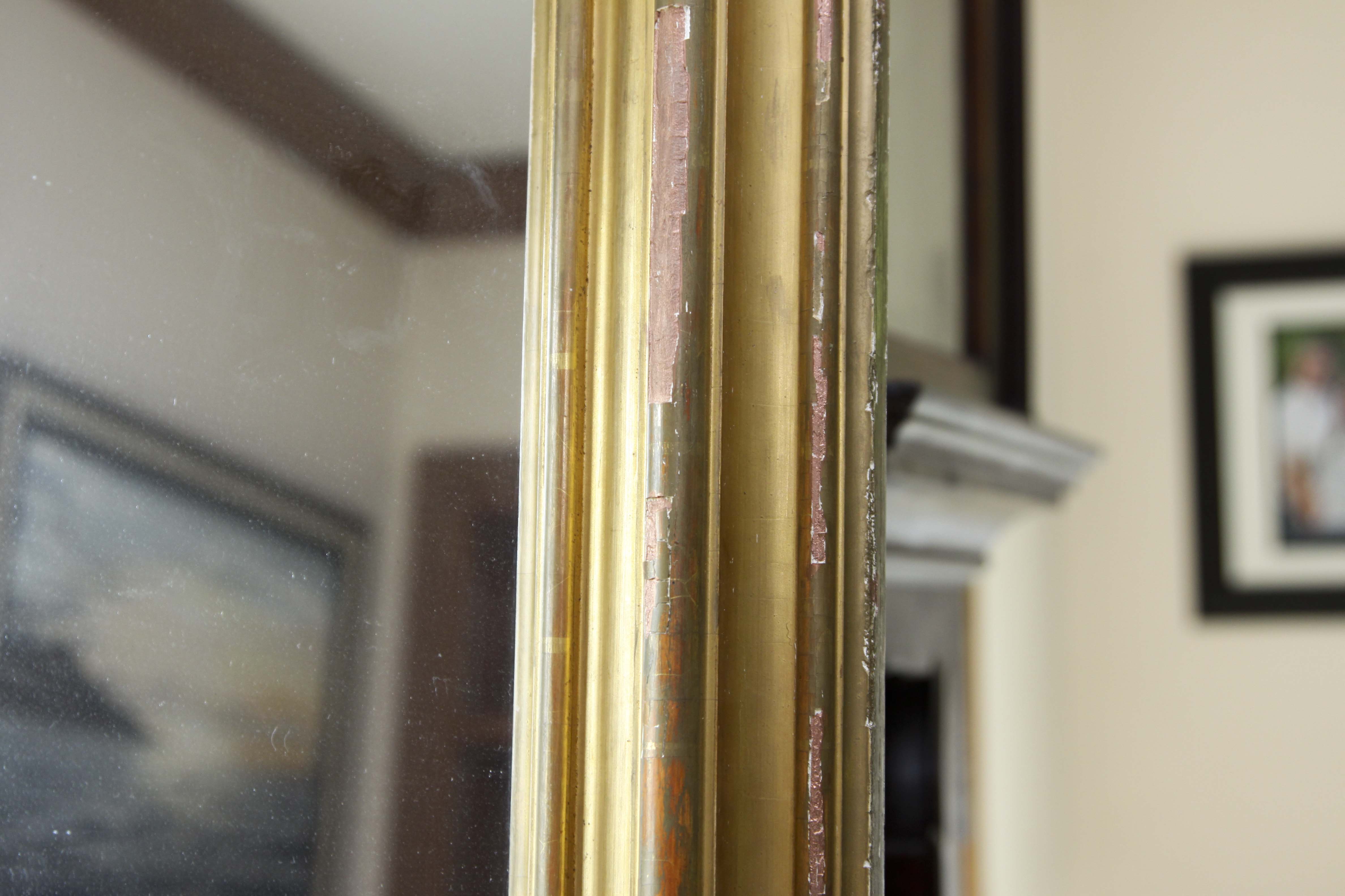 Very Large Vintage Gold Gilt Mirror