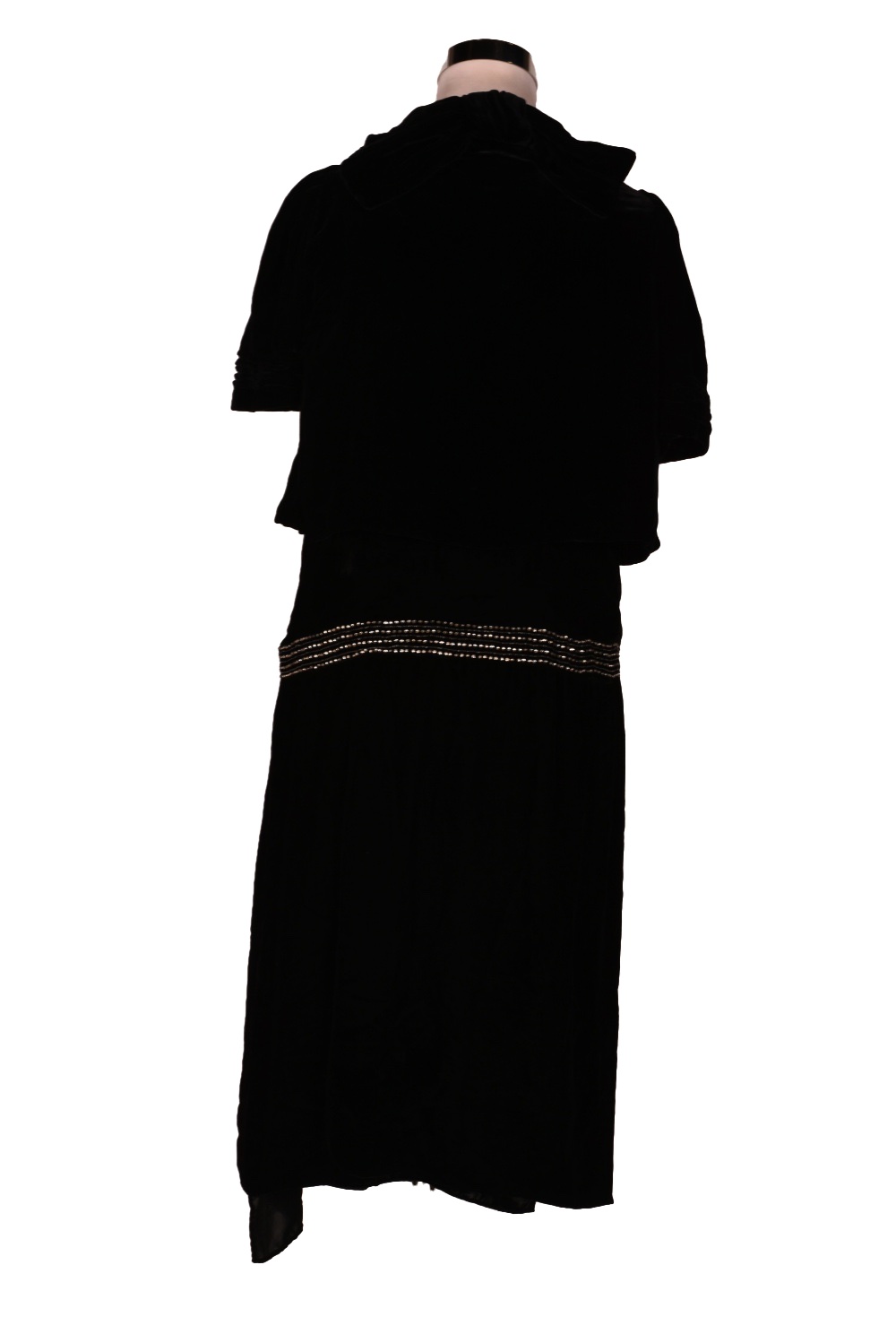 1930s Parisian Haute Couture Dress by Lucien Lelong