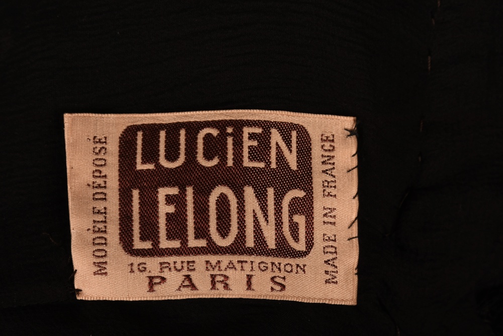 1930s Parisian Haute Couture Dress by Lucien Lelong