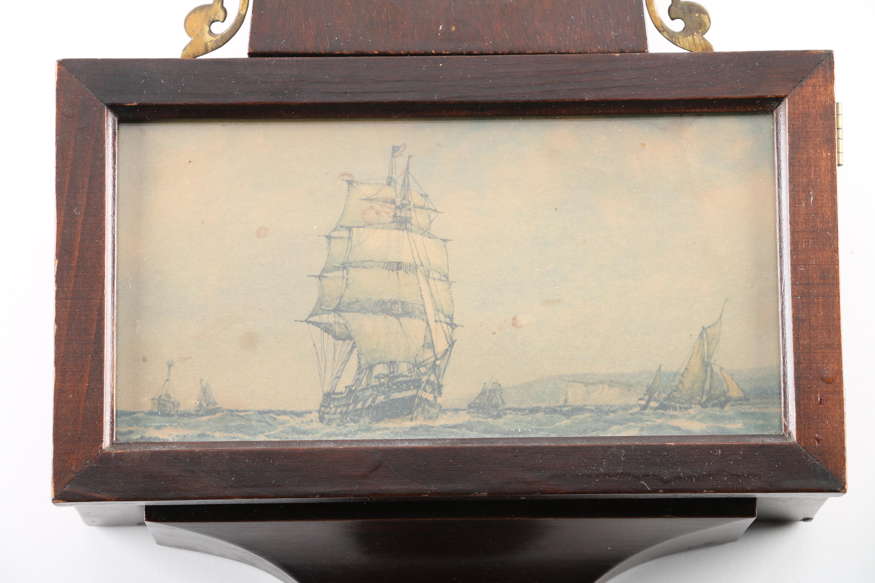 Vintage Sessions Federal Mahogany Banjo Wall Clock