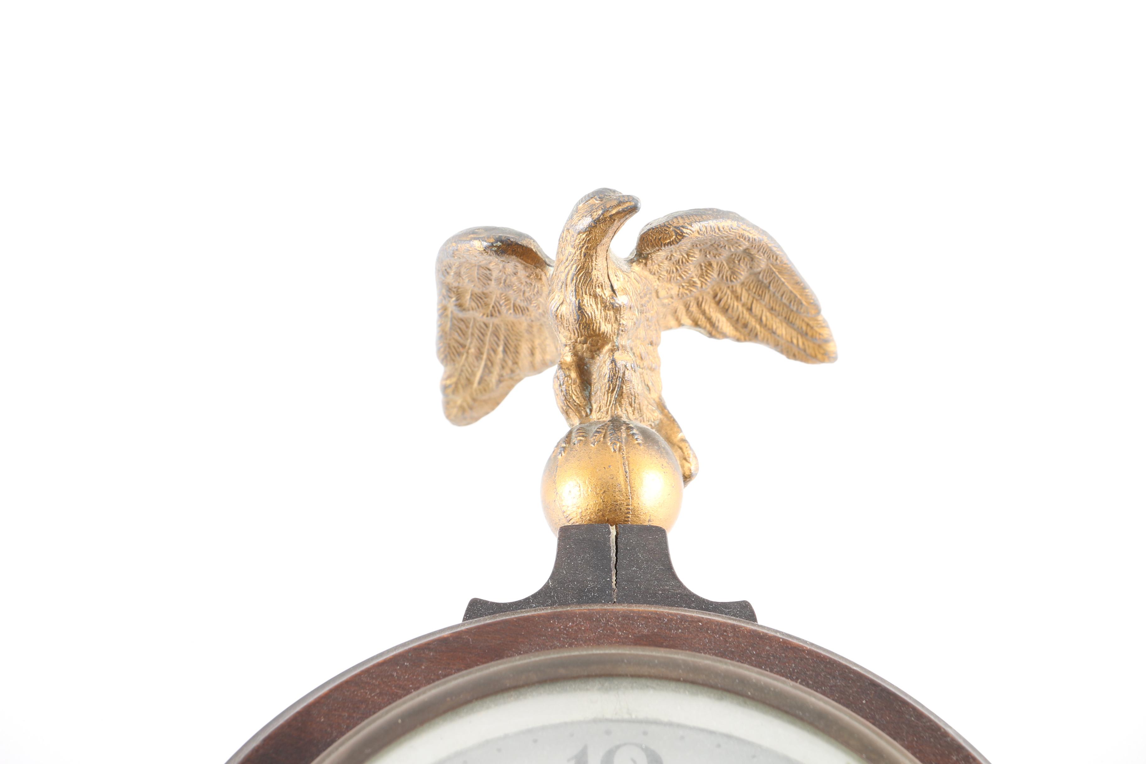 Vintage Sessions Federal Mahogany Banjo Wall Clock