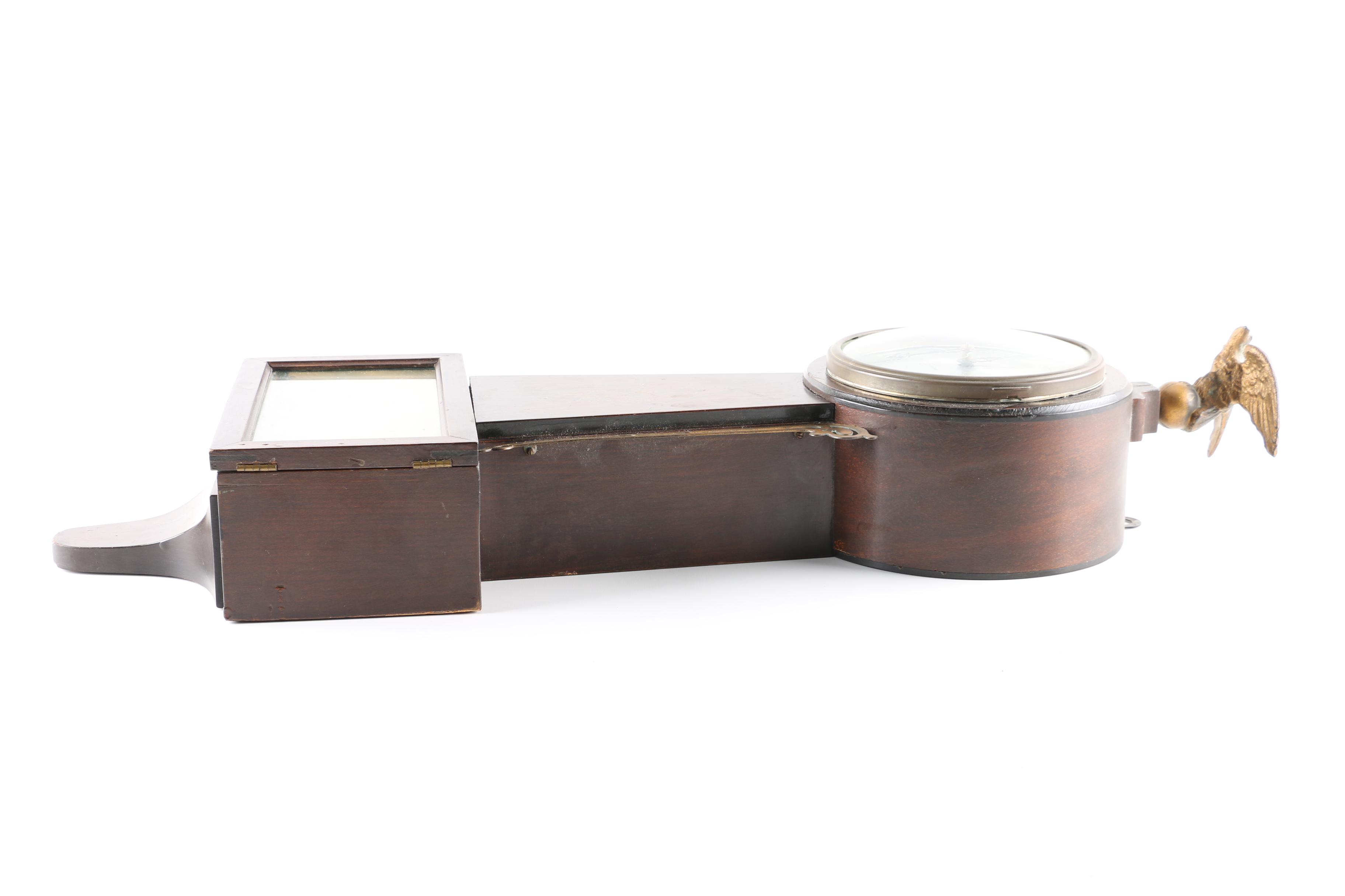 Vintage Sessions Federal Mahogany Banjo Wall Clock