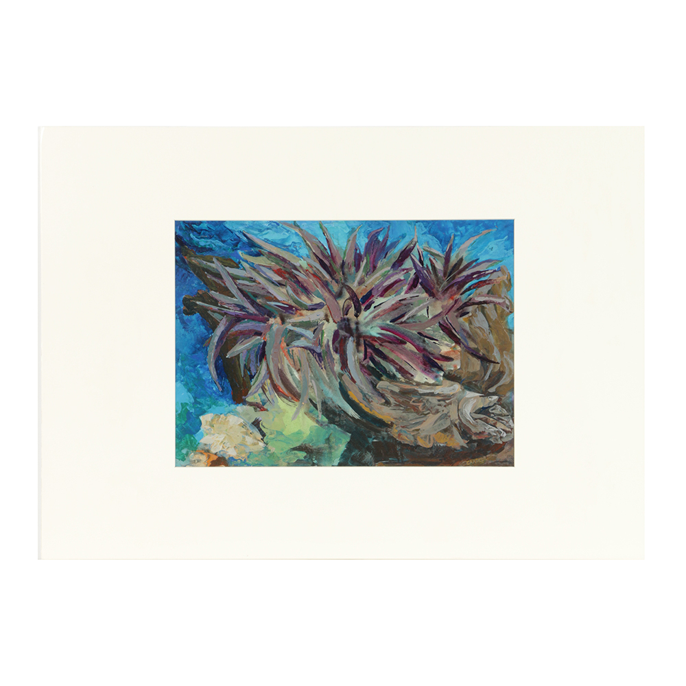 Carolyn Zimmerman Acrylic Painting on Board of Foliage