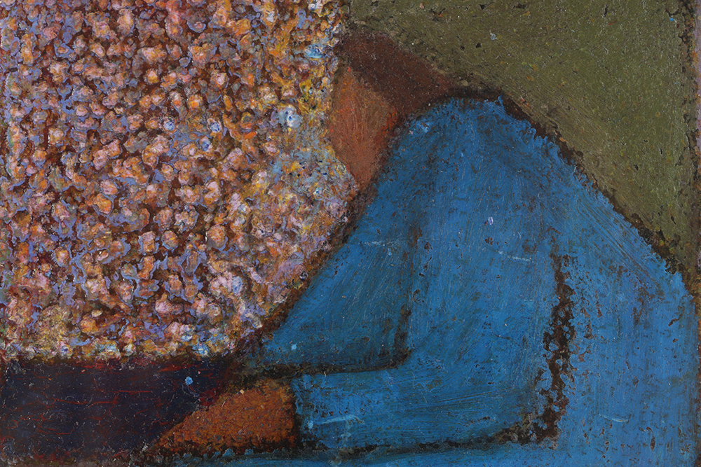 Edgar Hatten Oil Painting on Paper "Ed"