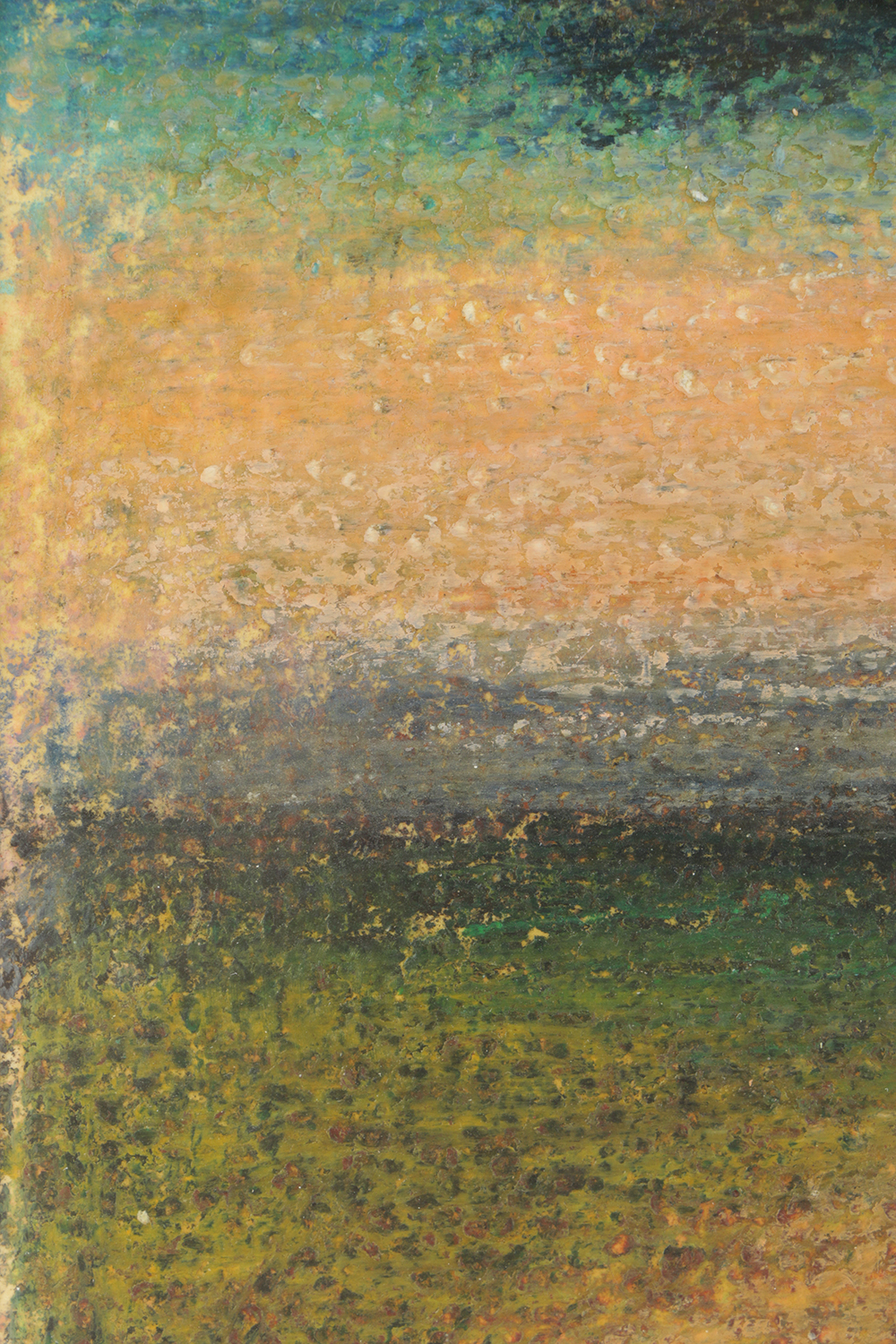 Edgar Hatten Pastel Drawing on Paper "Dark House"