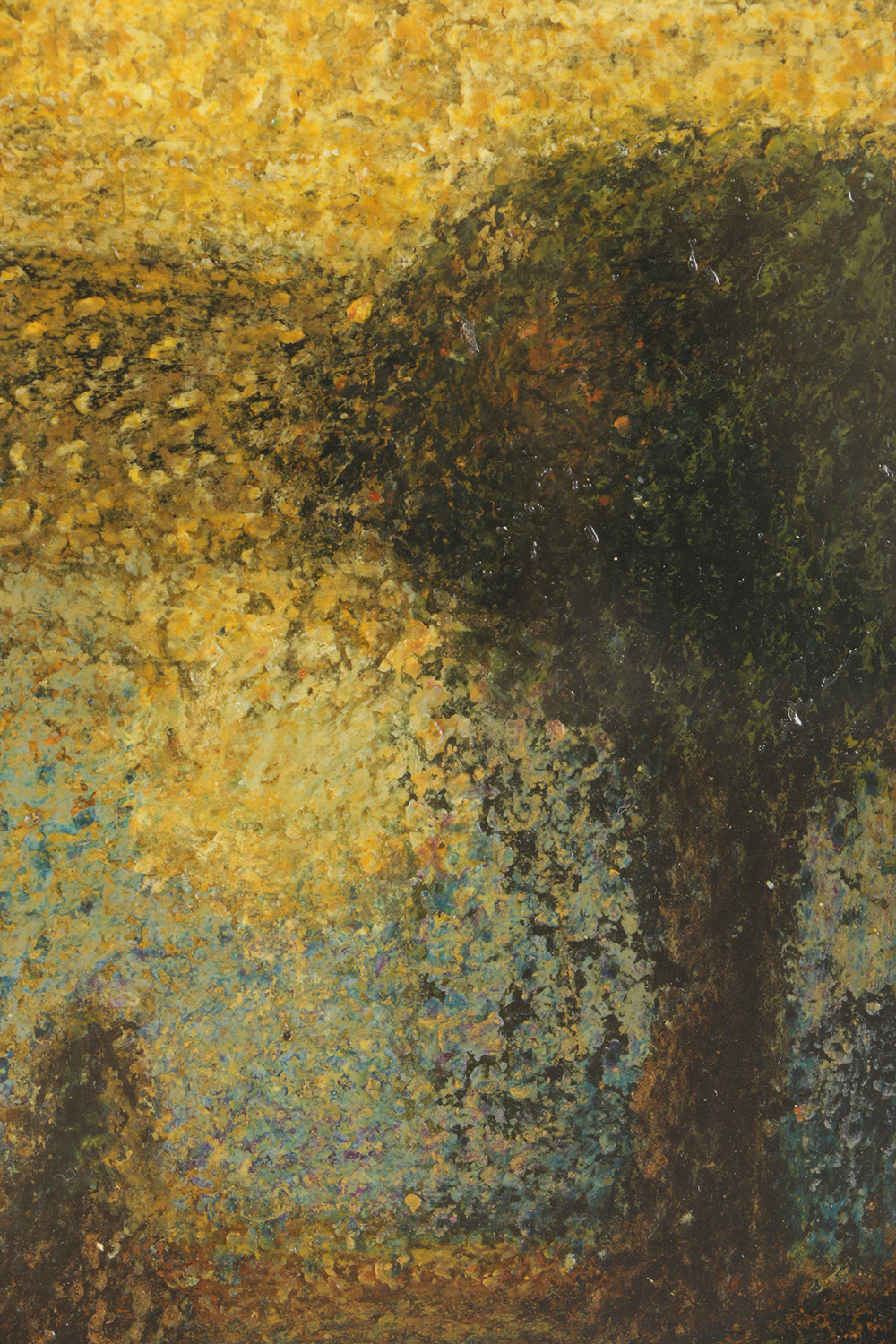 Edgar Hatten Oil Painting on Paper "The Lonely"