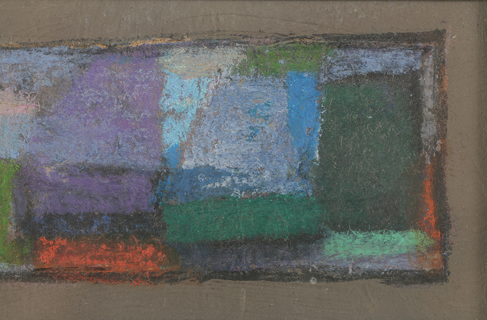 Edgar Hatten Mixed Media on Paper Abstract Composition