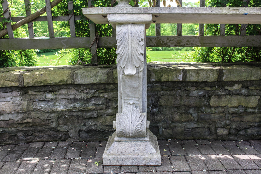 Frontgate Outdoor Concrete Console Table With Urns