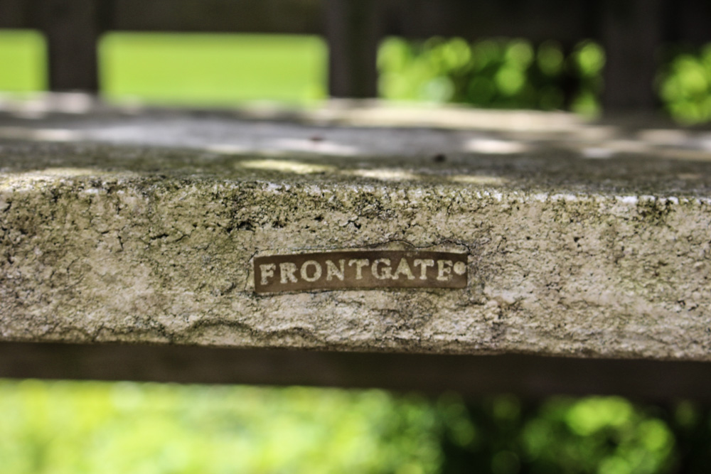 Frontgate Outdoor Concrete Console Table With Urns