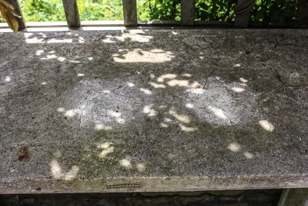 Frontgate Outdoor Concrete Console Table With Urns