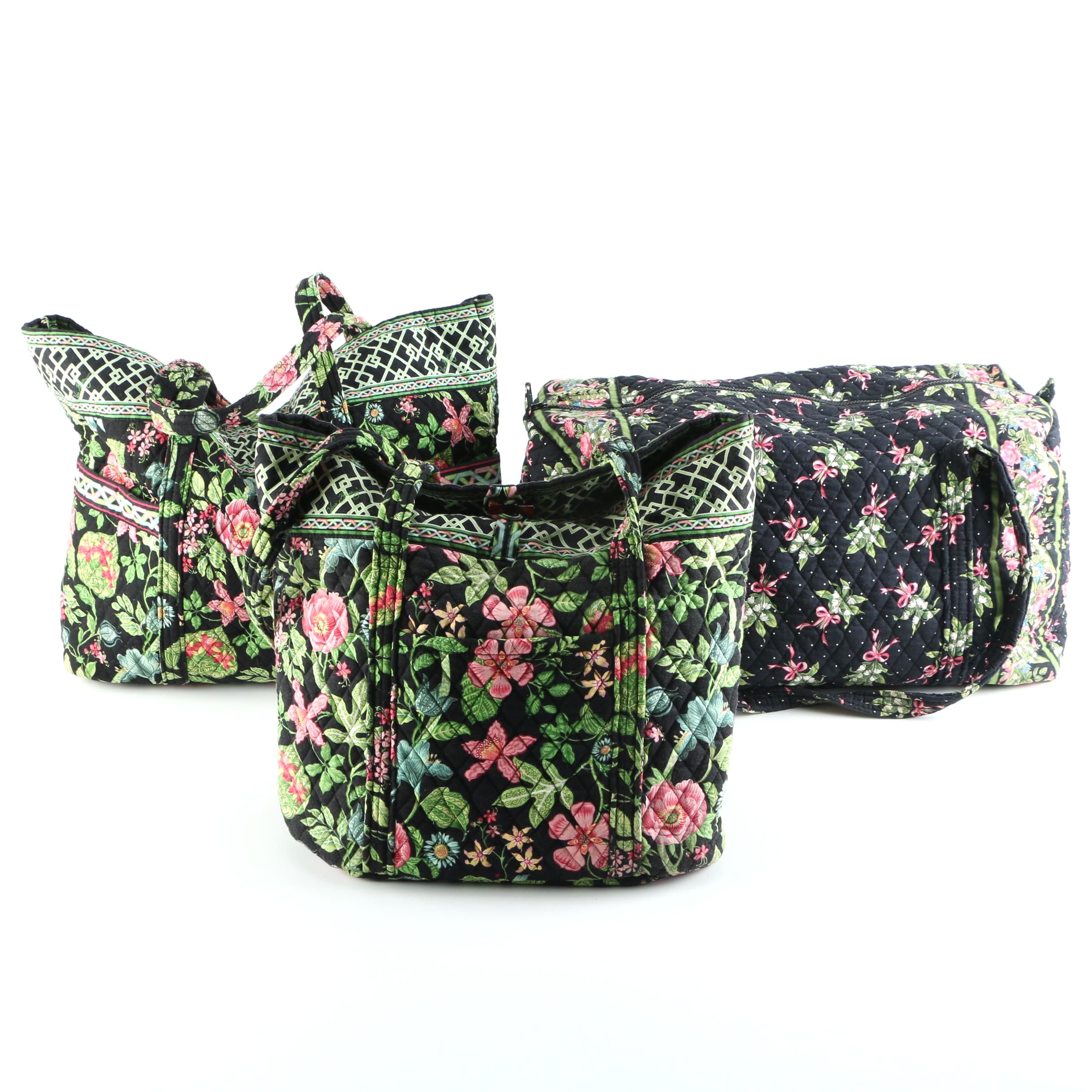 Vera Bradley Villager Tote Bags and a Duffle