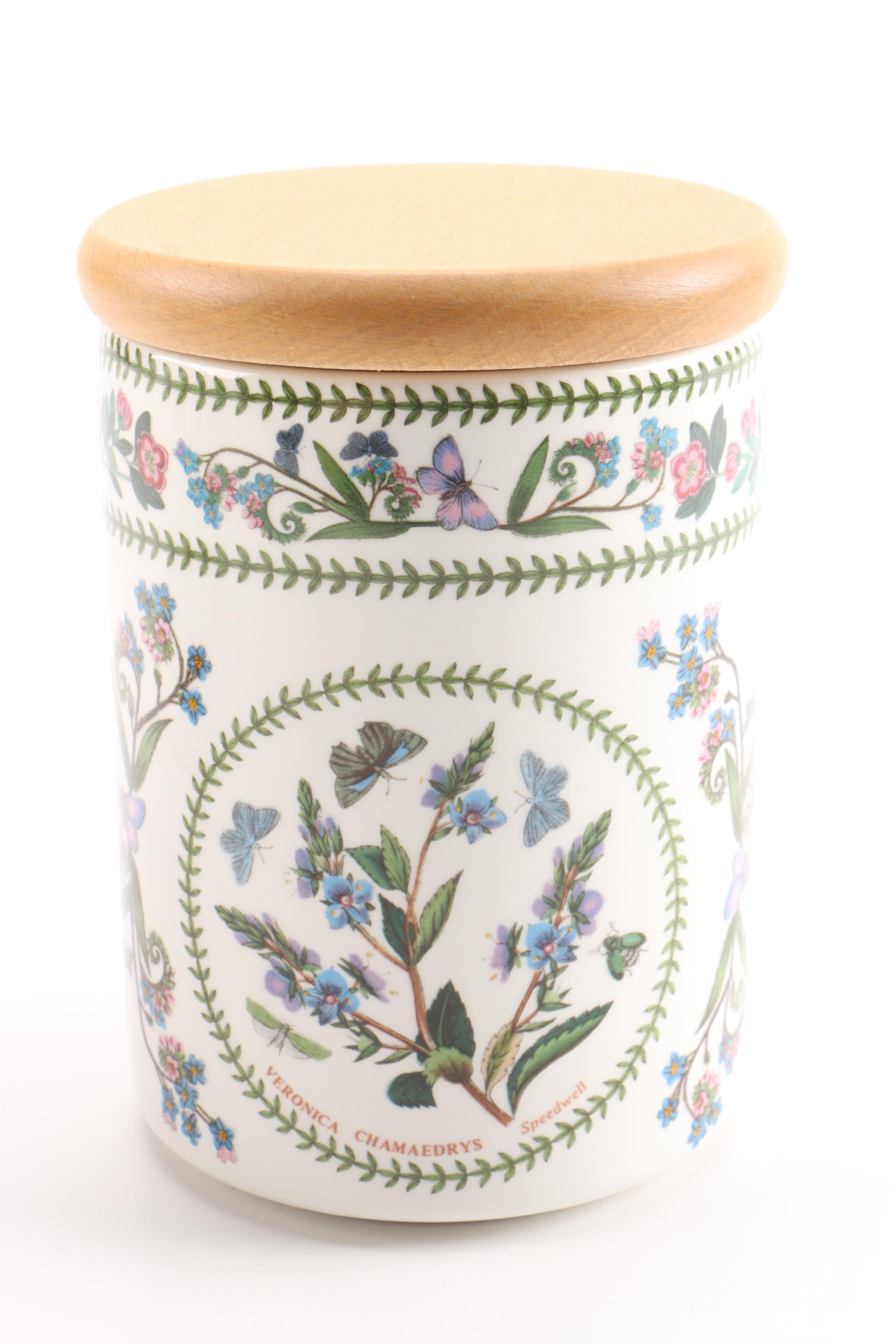 Portmeirion Susan Williams-Ellis "Variations" Botanical Canisters