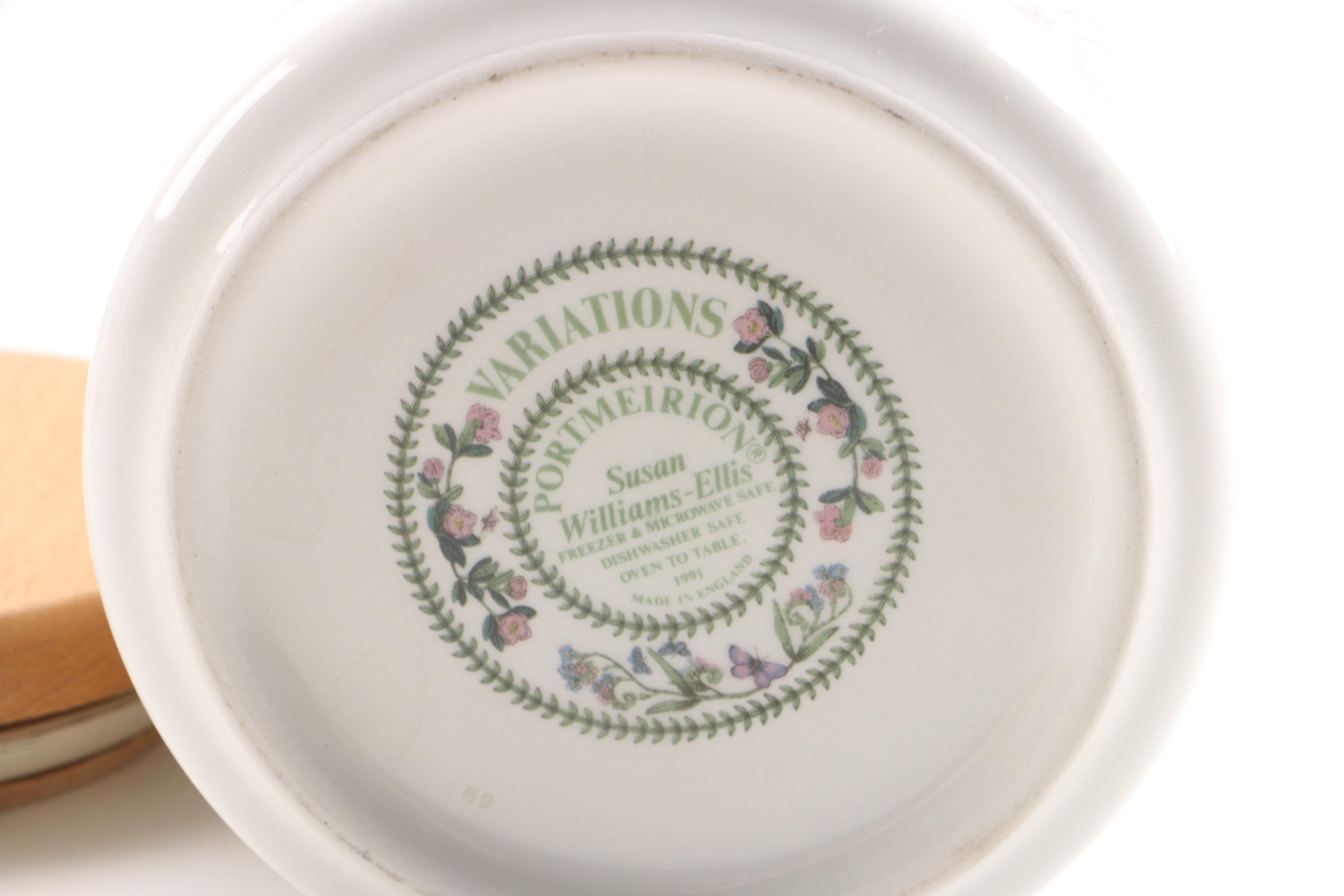 Portmeirion Susan Williams-Ellis "Variations" Botanical Canisters