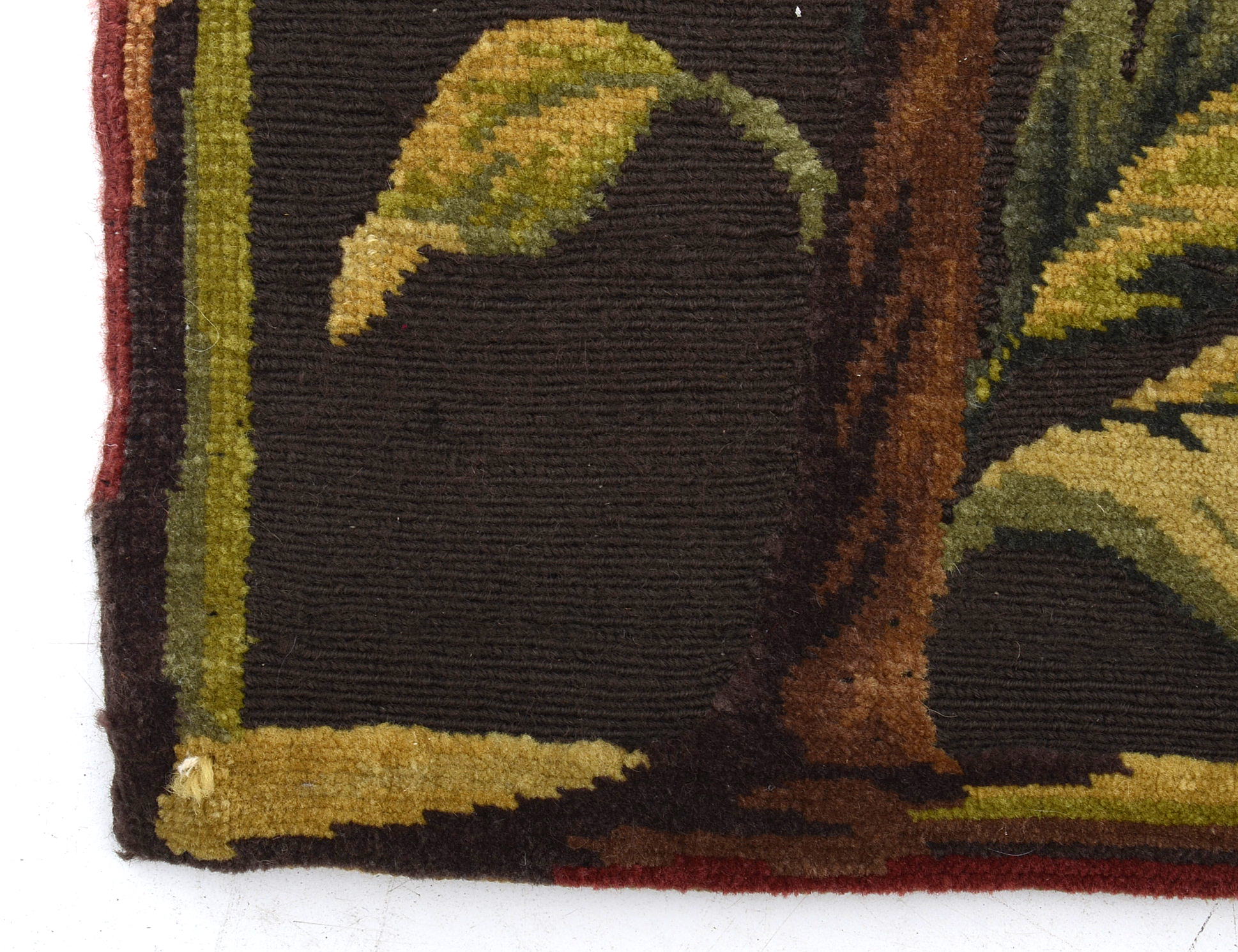 Needlepoint Style Wool Rug