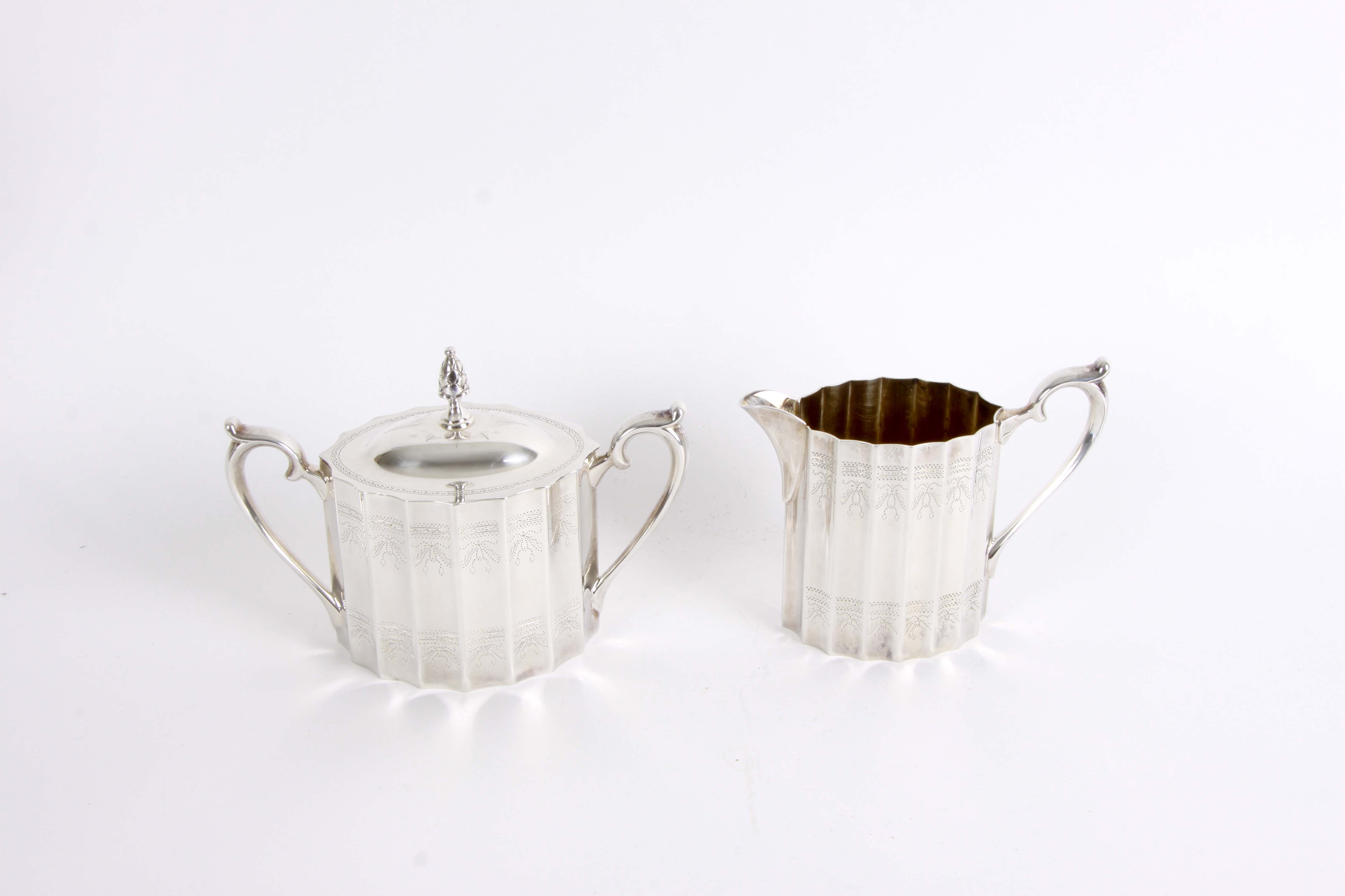 Lunt Silverplate Holloware "Paul Revere" Tea Set