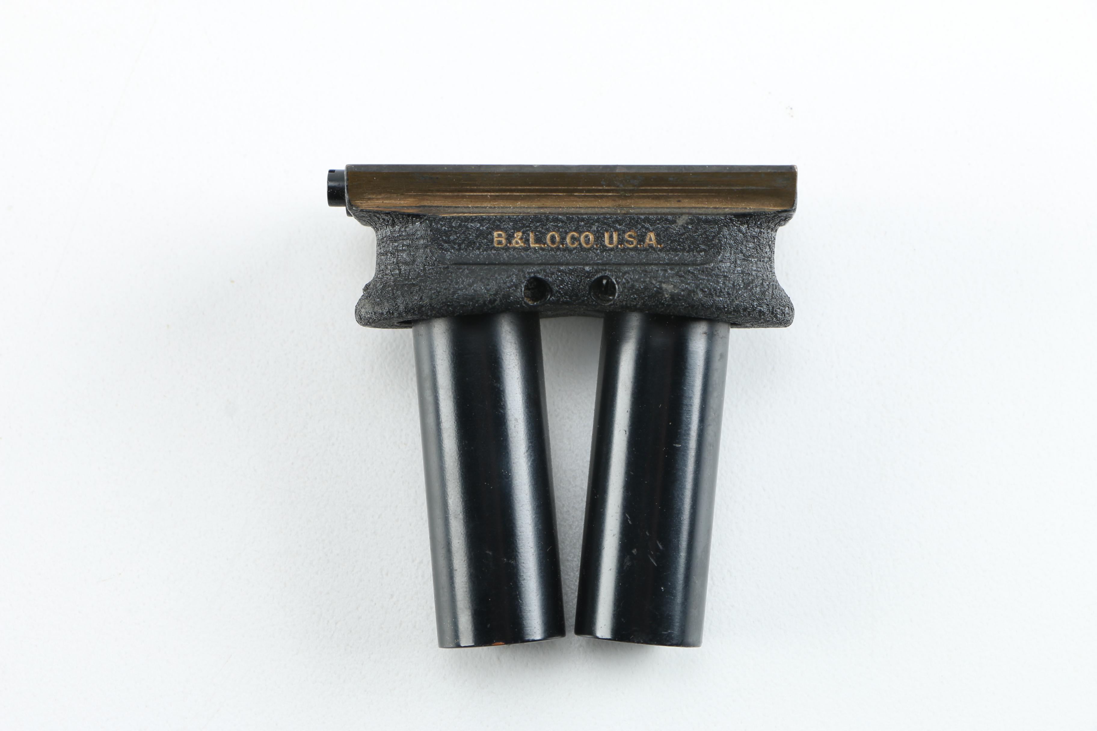 Early 20th Century Bausch & Lomb Microscope and Lenses