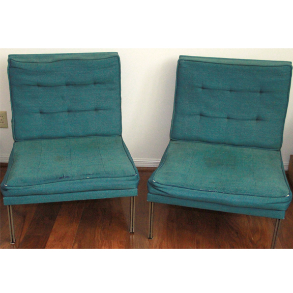 Mid Century Modern Parallel Bar Lounge Chairs