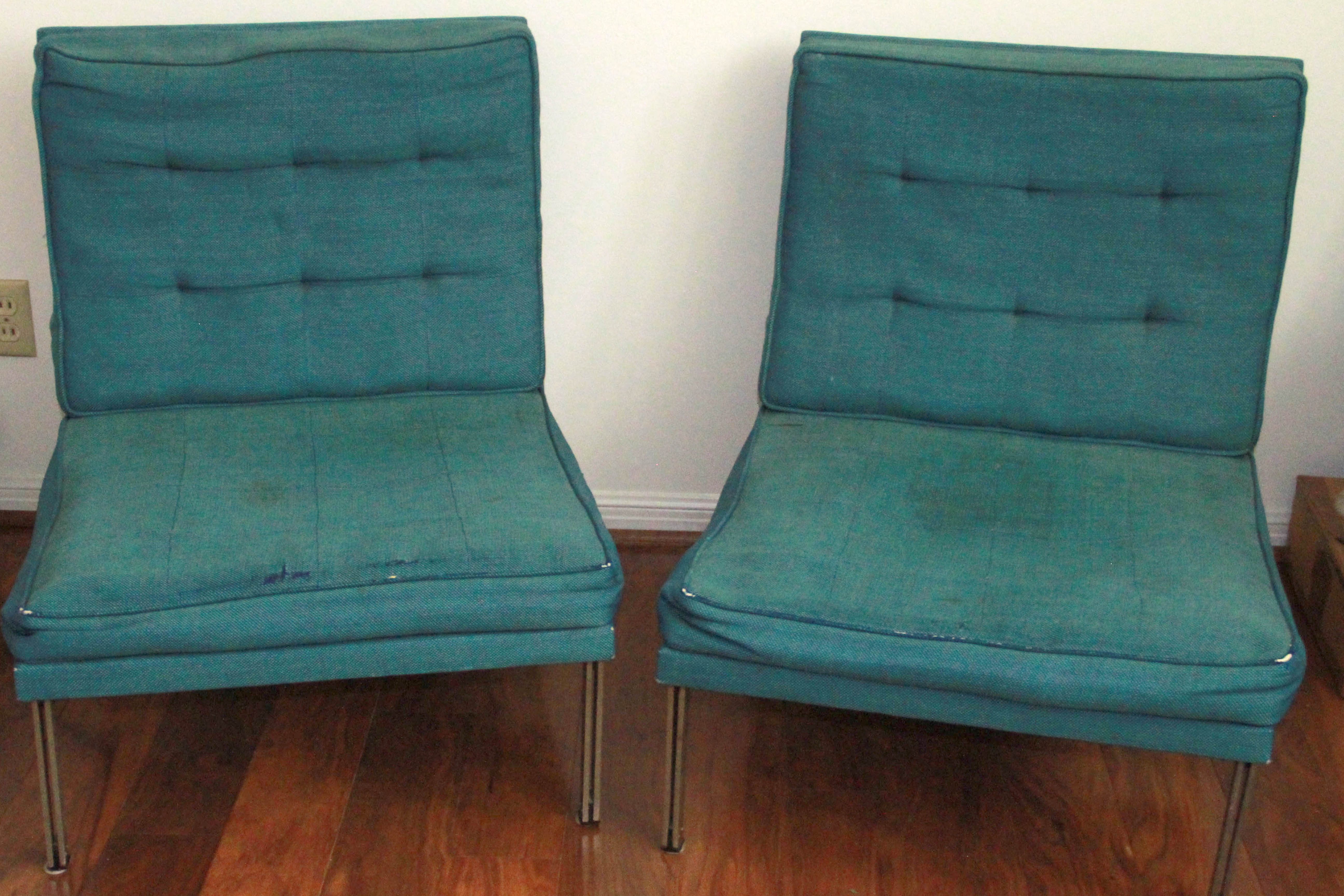 Mid Century Modern Parallel Bar Lounge Chairs