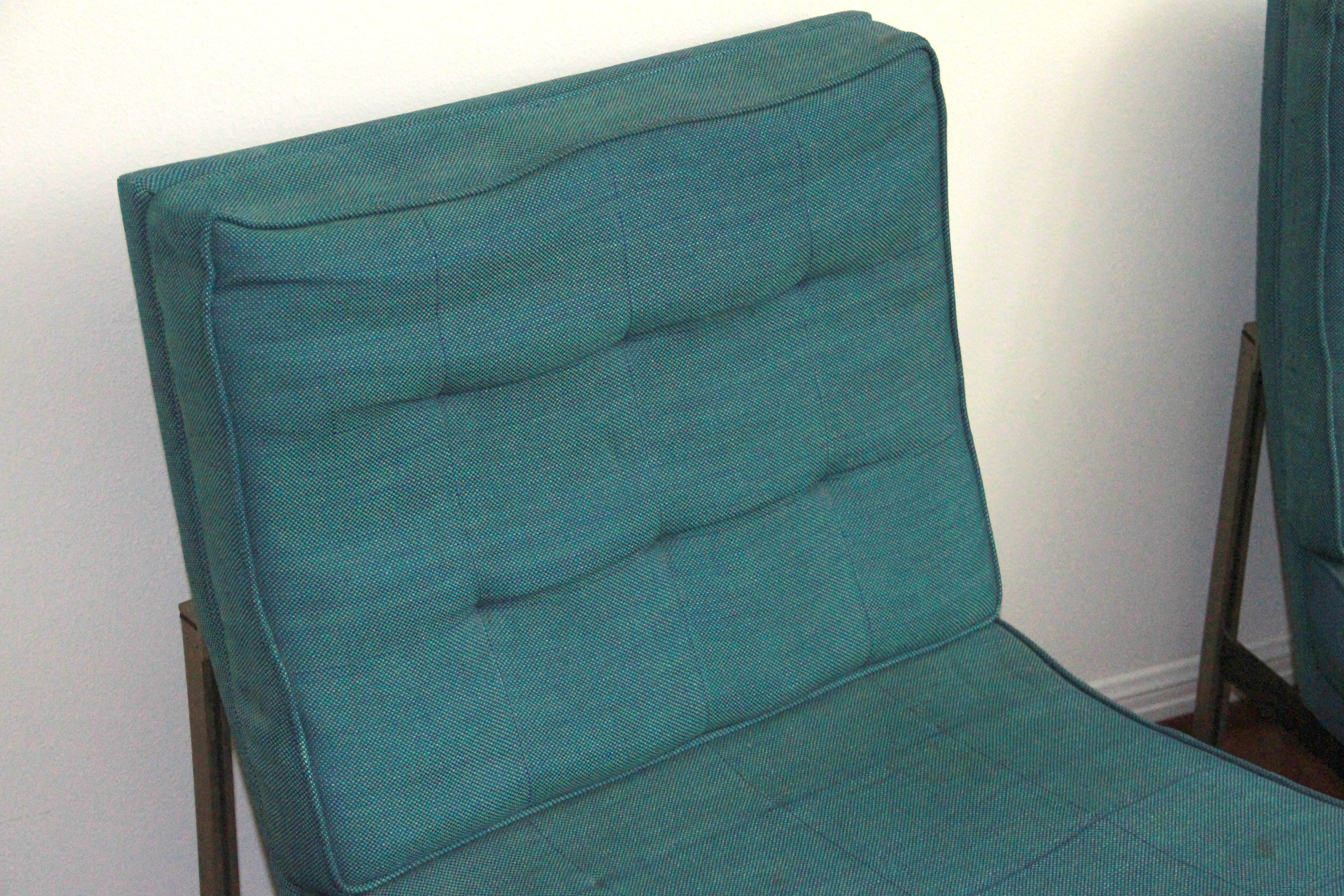 Mid Century Modern Parallel Bar Lounge Chairs