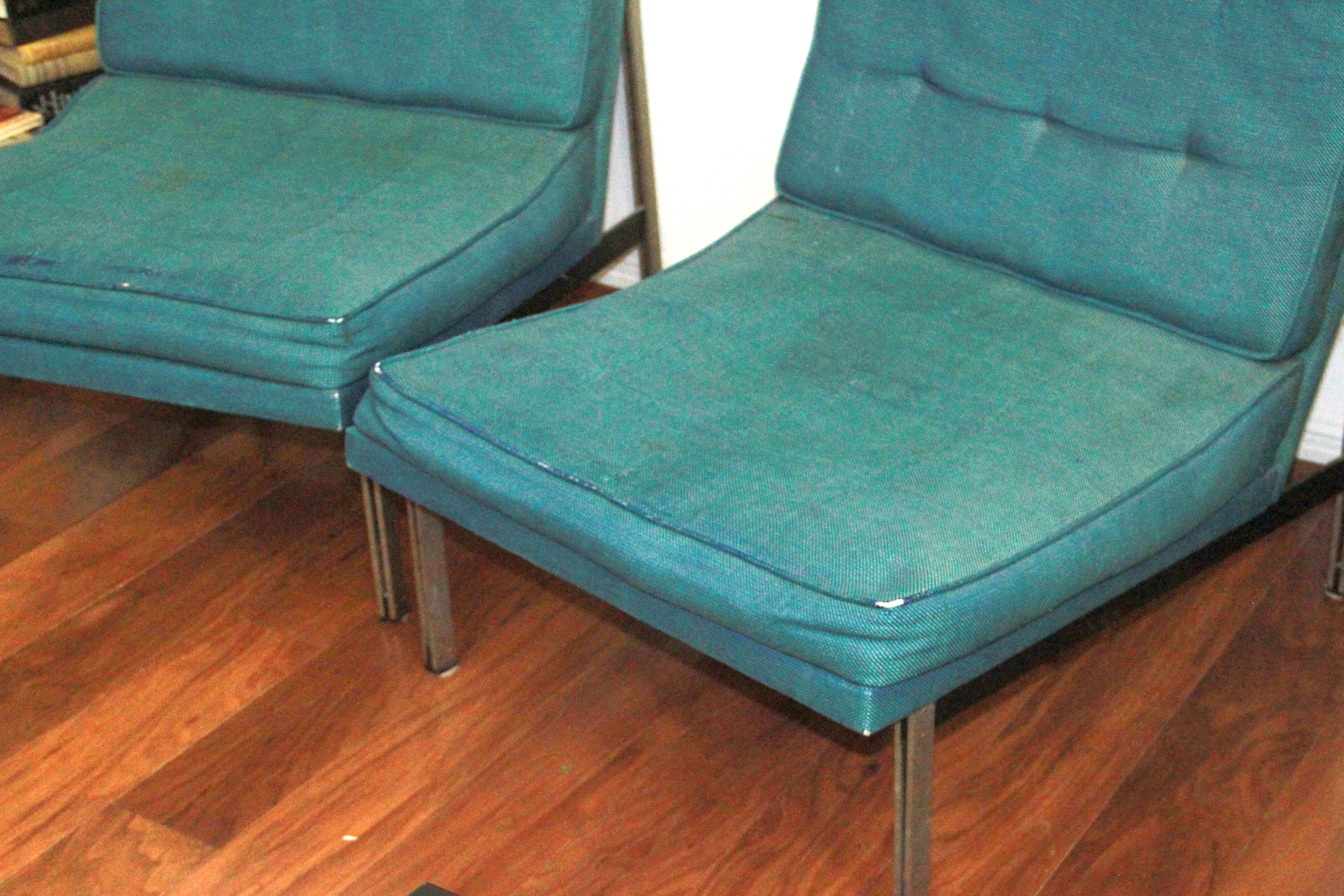 Mid Century Modern Parallel Bar Lounge Chairs