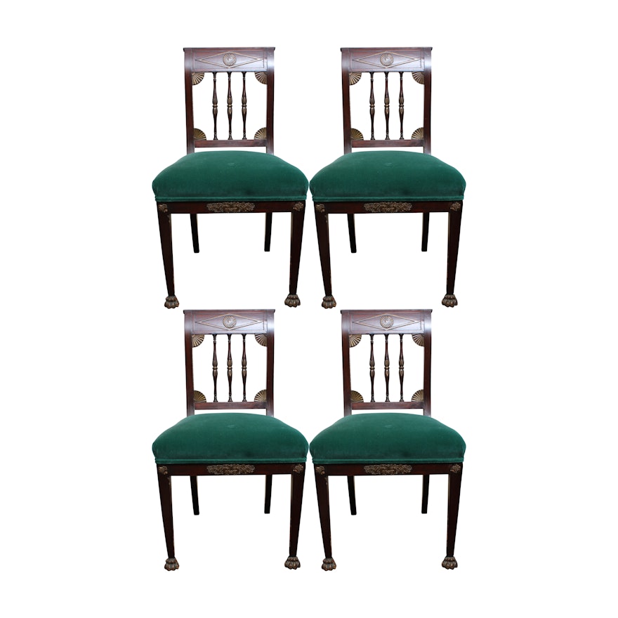 Antique Empire Style Side Chairs