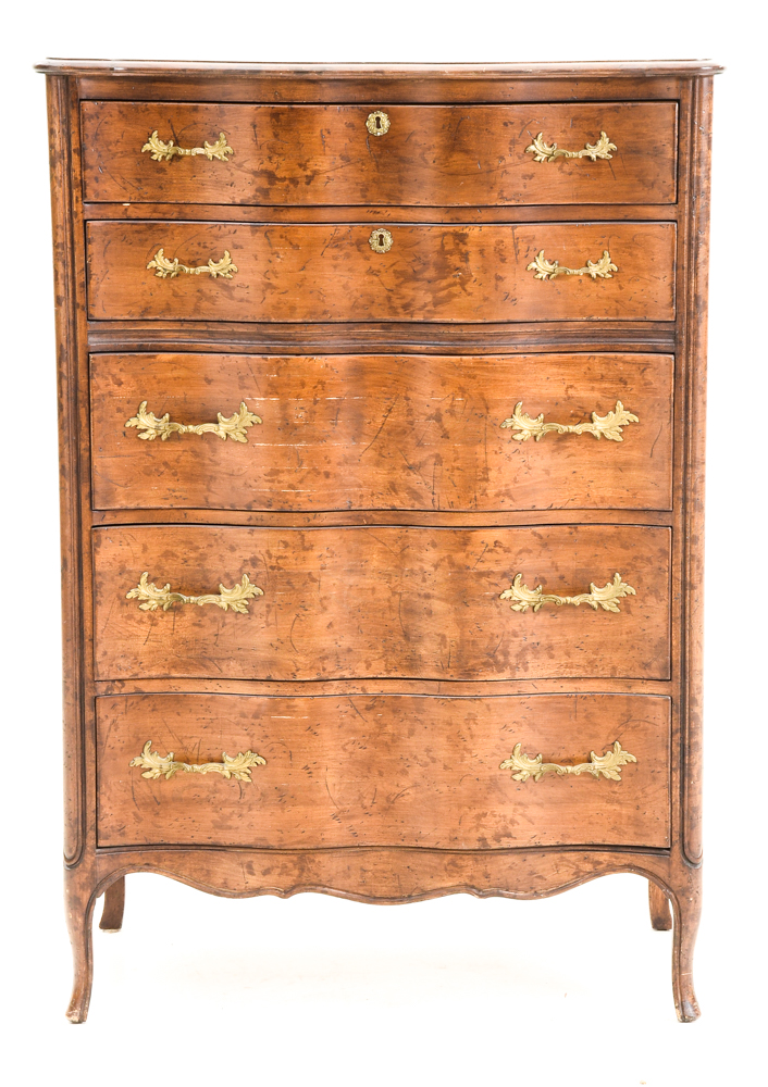 Serpentine Front Chest of Drawers