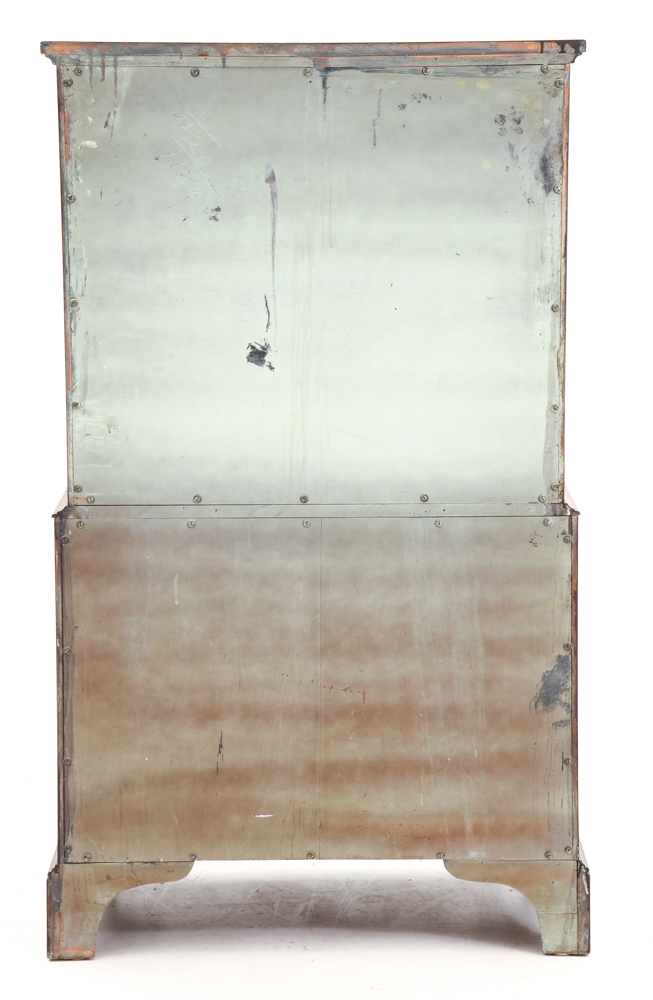 Chippendale Style Mahogany Chest on Chest by Whitney Furniture