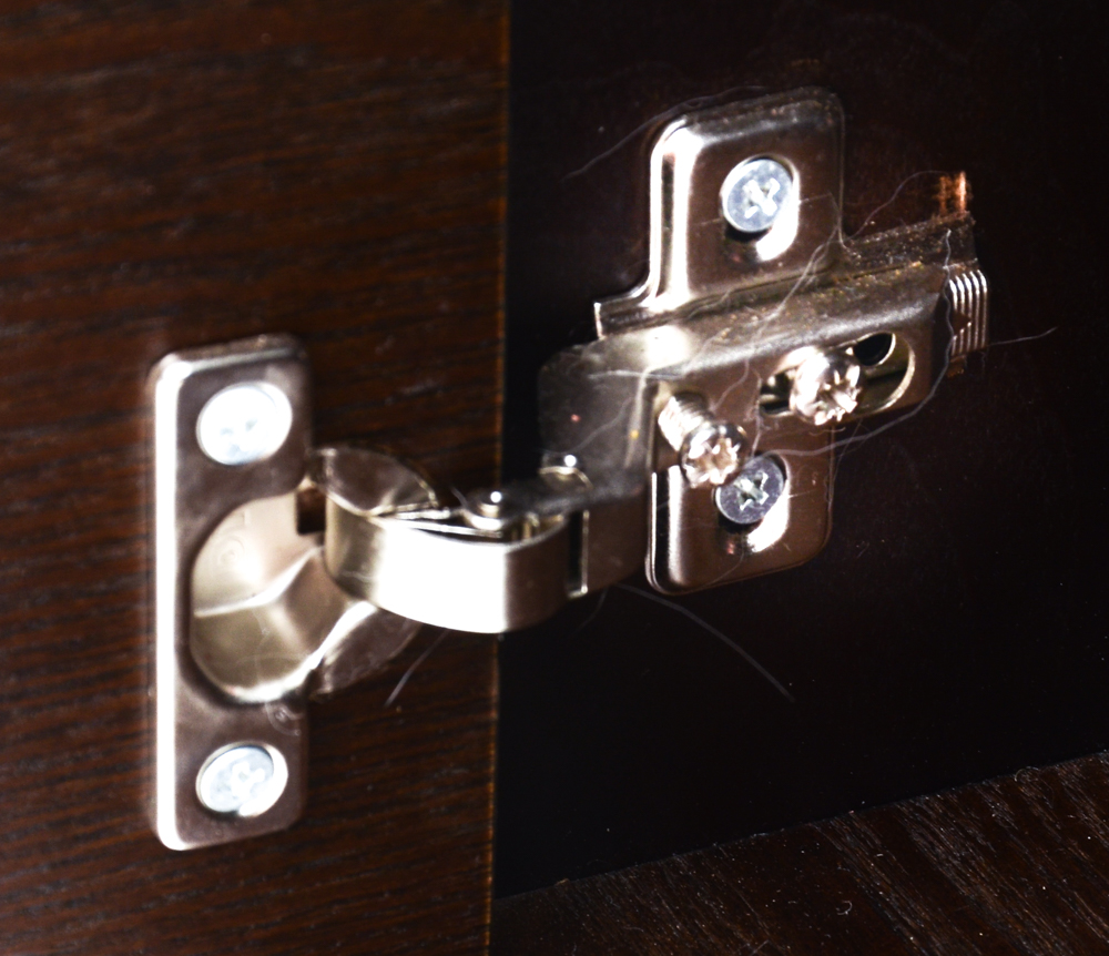 Walnut Finish Media Console