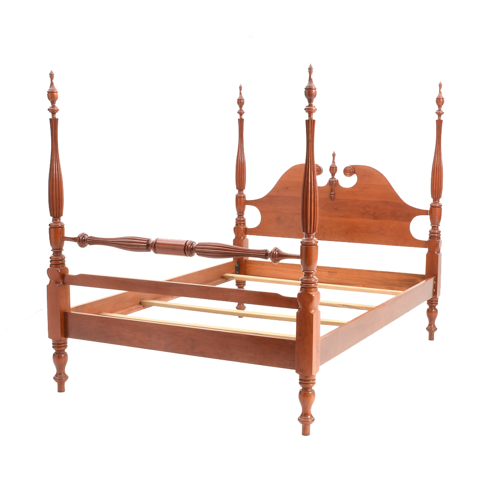 Cherry Wood Queen Bed