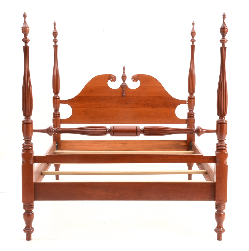 Cherry Wood Queen Bed