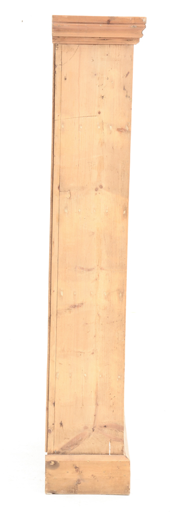 Rustic Pine Wood Bookshelf