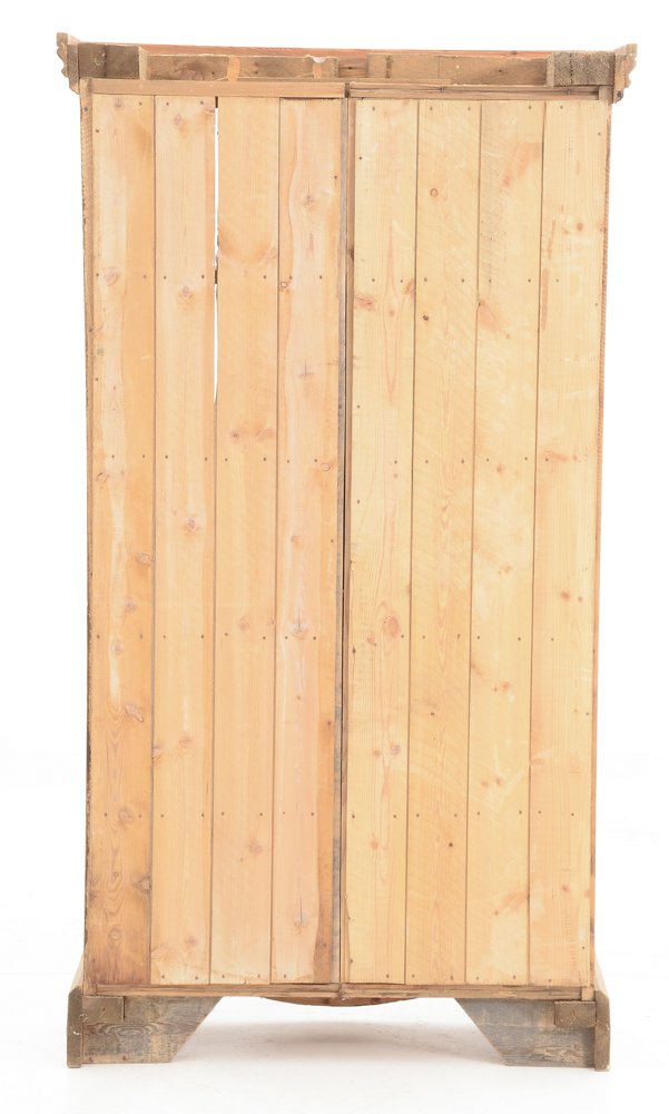 Rustic Pine Wood Bookshelf