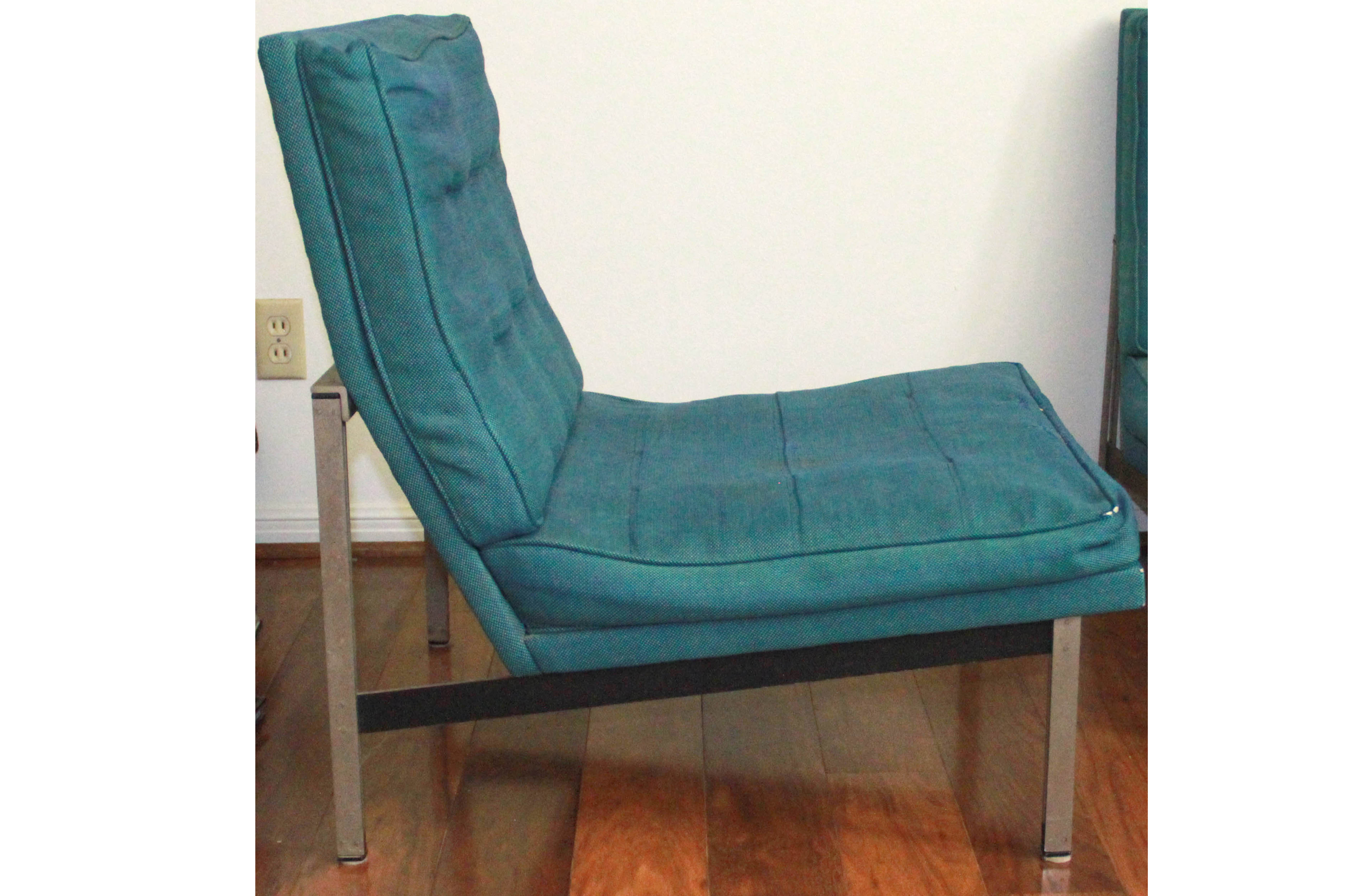 Mid Century Modern Parallel Bar Lounge Chairs