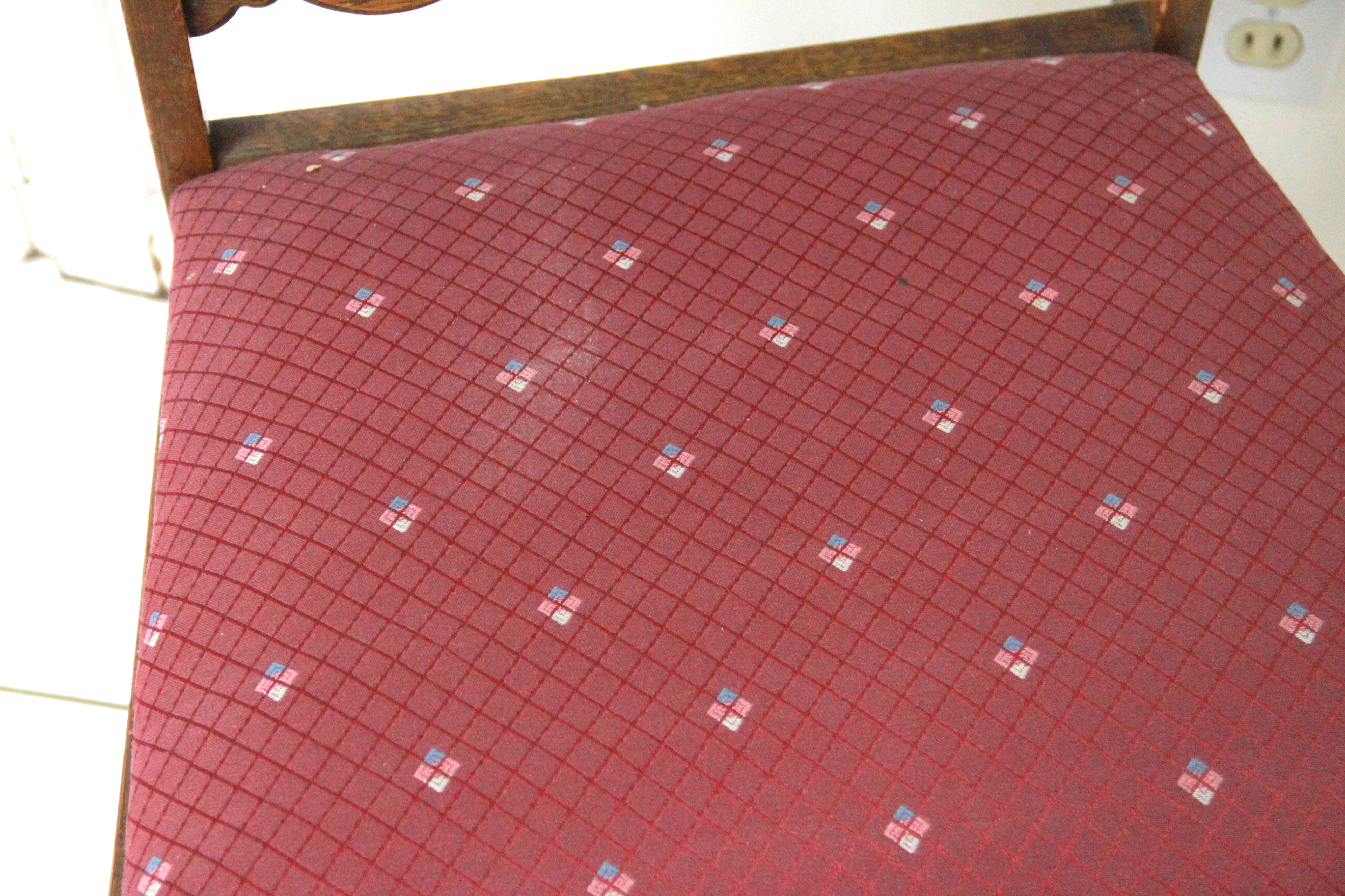 Antique Jacobean Revival Oak Dining Chairs