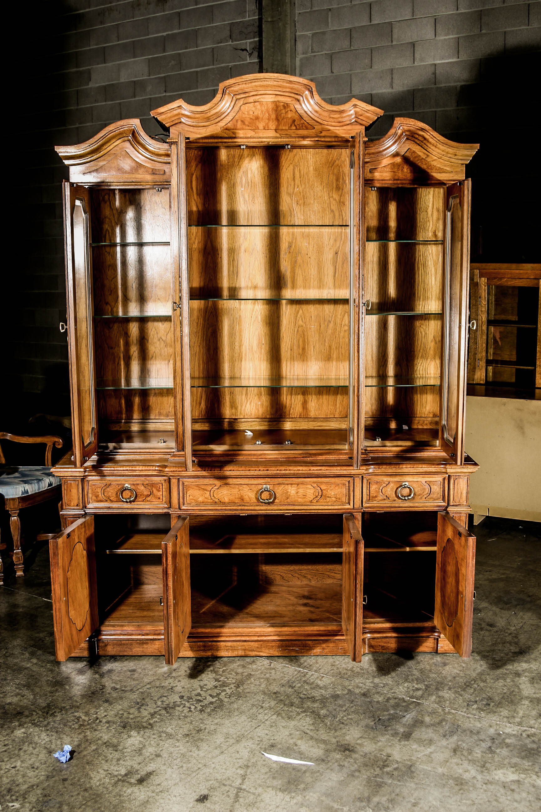 Provincial Style China Cabinet by Thomasville