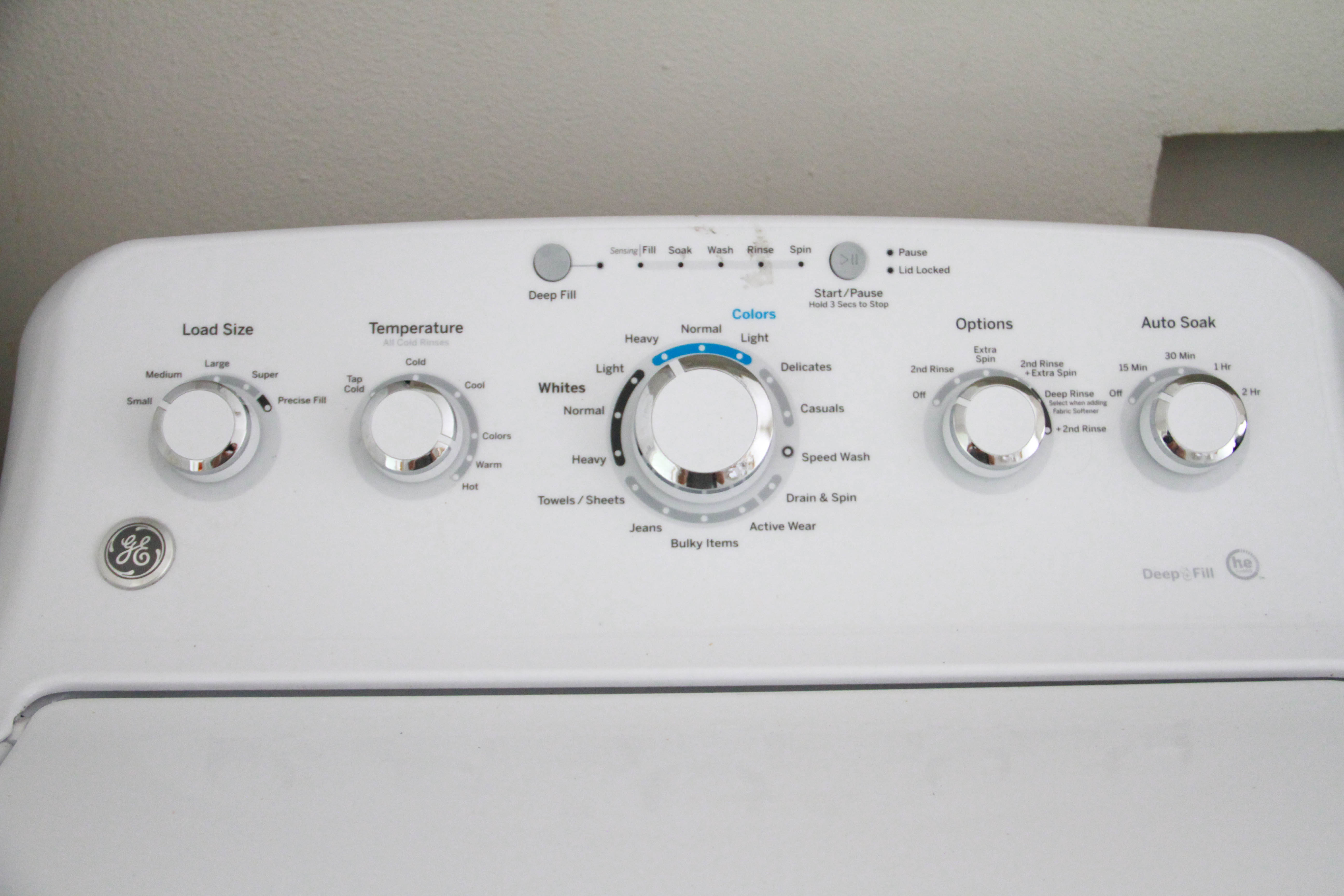 General Electric Deep Fill Washing Machine